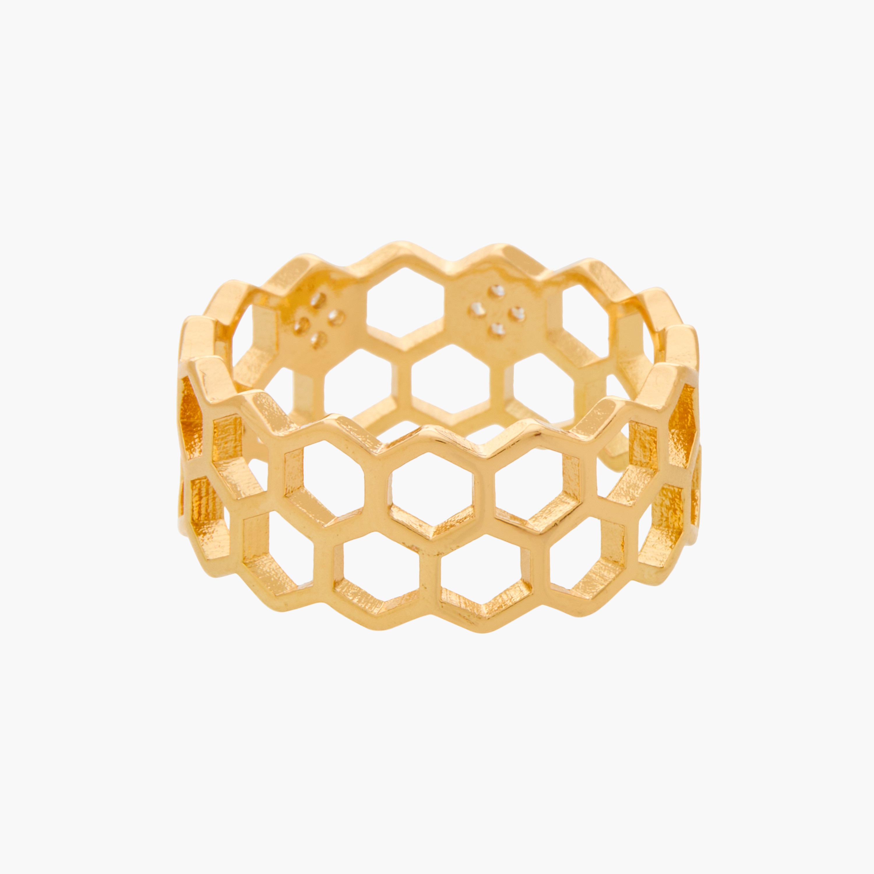 خاتم مزين بحجر زيركون - صغير لمتوسط-women-watchesandjewellery-jewellery-rings-image-2