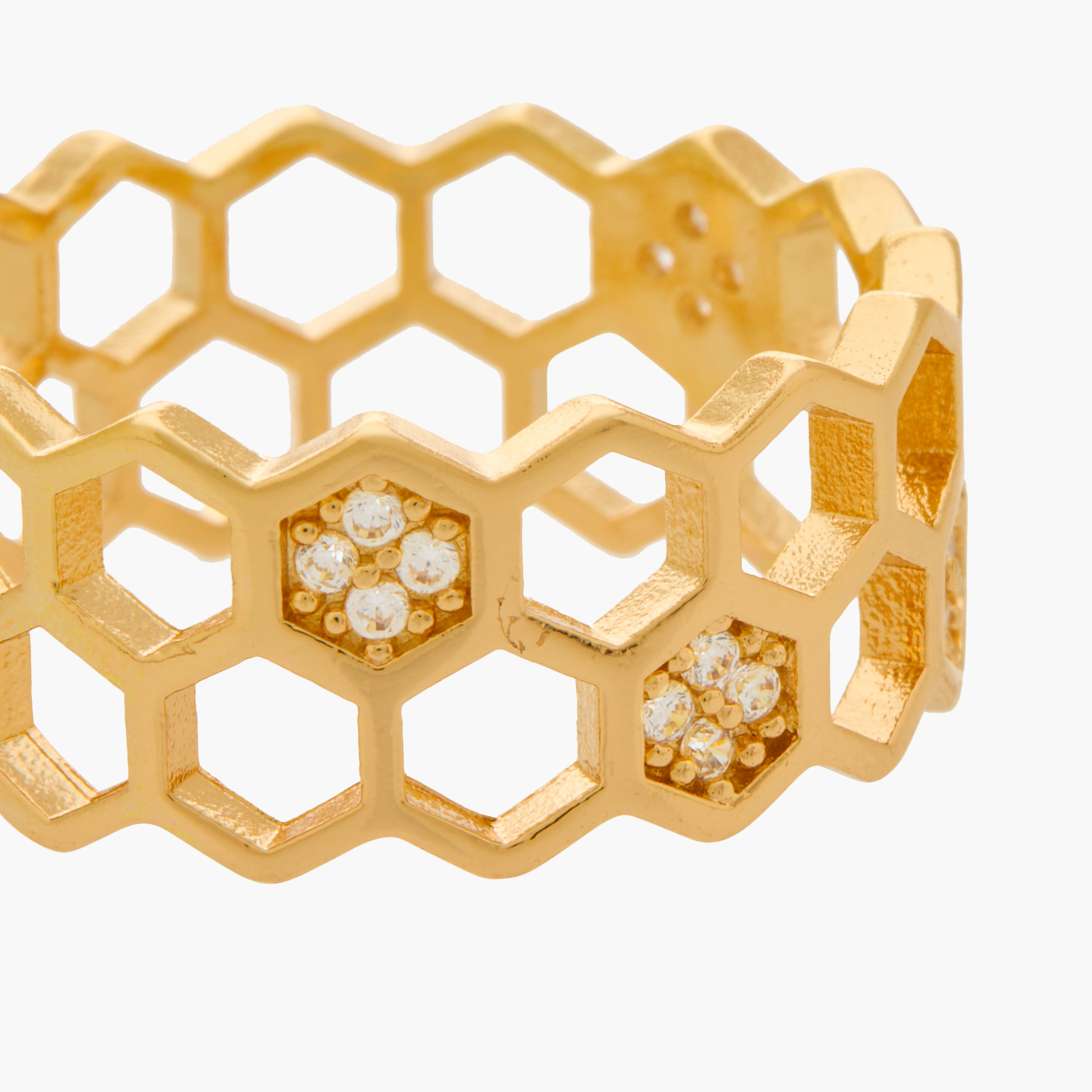 خاتم مزين بحجر زيركون - صغير لمتوسط-women-watchesandjewellery-jewellery-rings-image-4