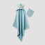 Juniors 75x75 cm Baby Towel and Mitten with Lion Applique Detail-baby-bathandcare-towels-image-1