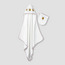 Juniors 75x75 cm Baby Towel and Mitten with Bee Embroidery-baby-bathandcare-towels-image-1
