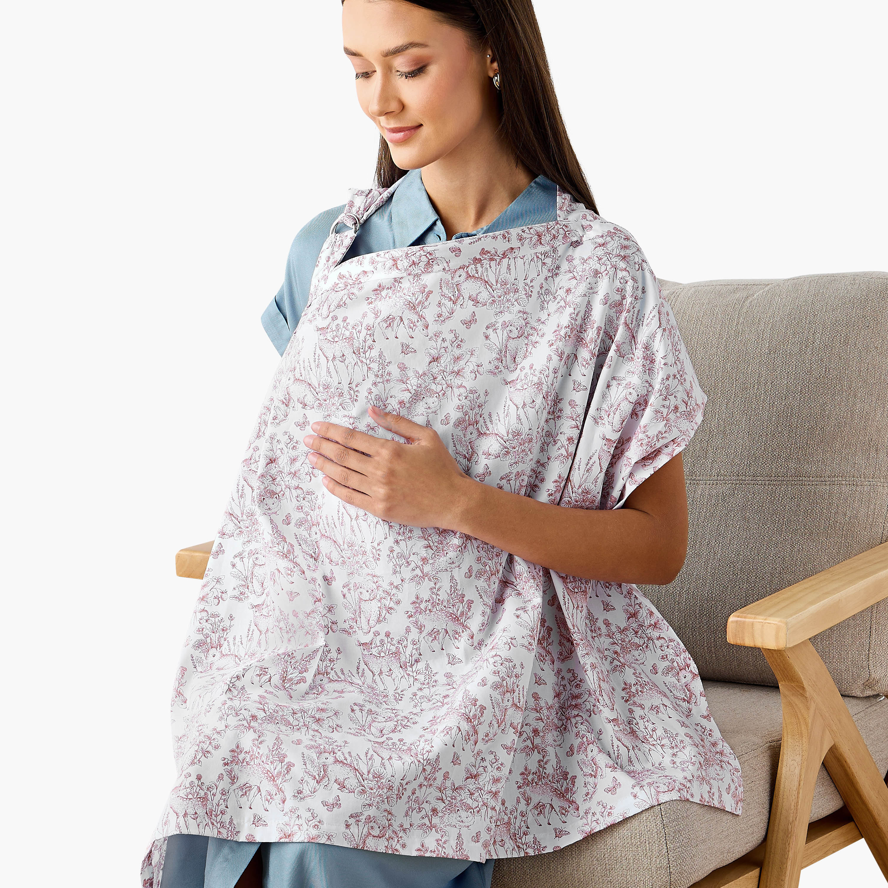 Juniors Breastfeeding Nursing Cover with Adjustable Strap-baby-feeding-breastfeedingandcare-image-1