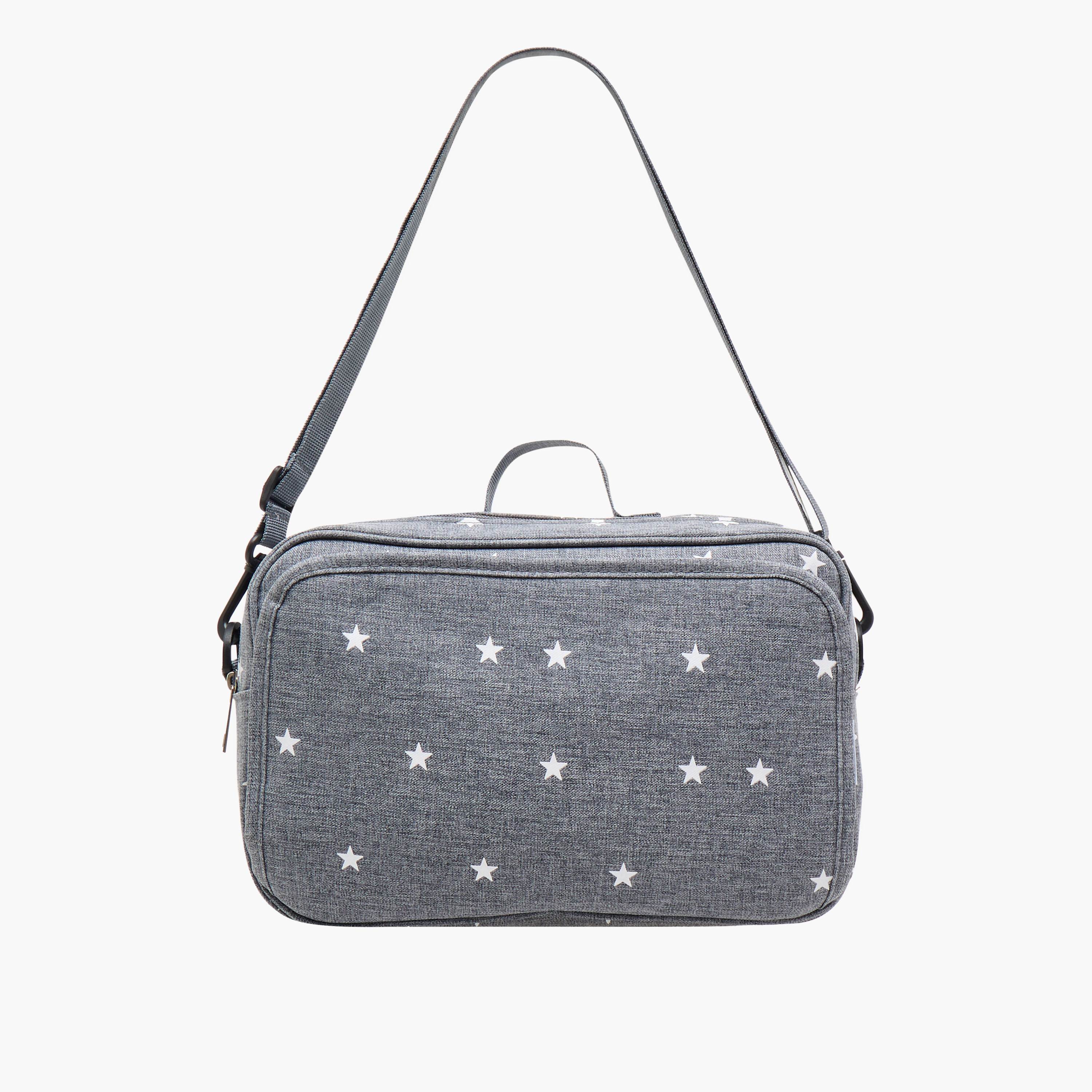 Juniors Star Print Diaper Bag with Detachable Strap-baby-diapering-diaperbags-image-1