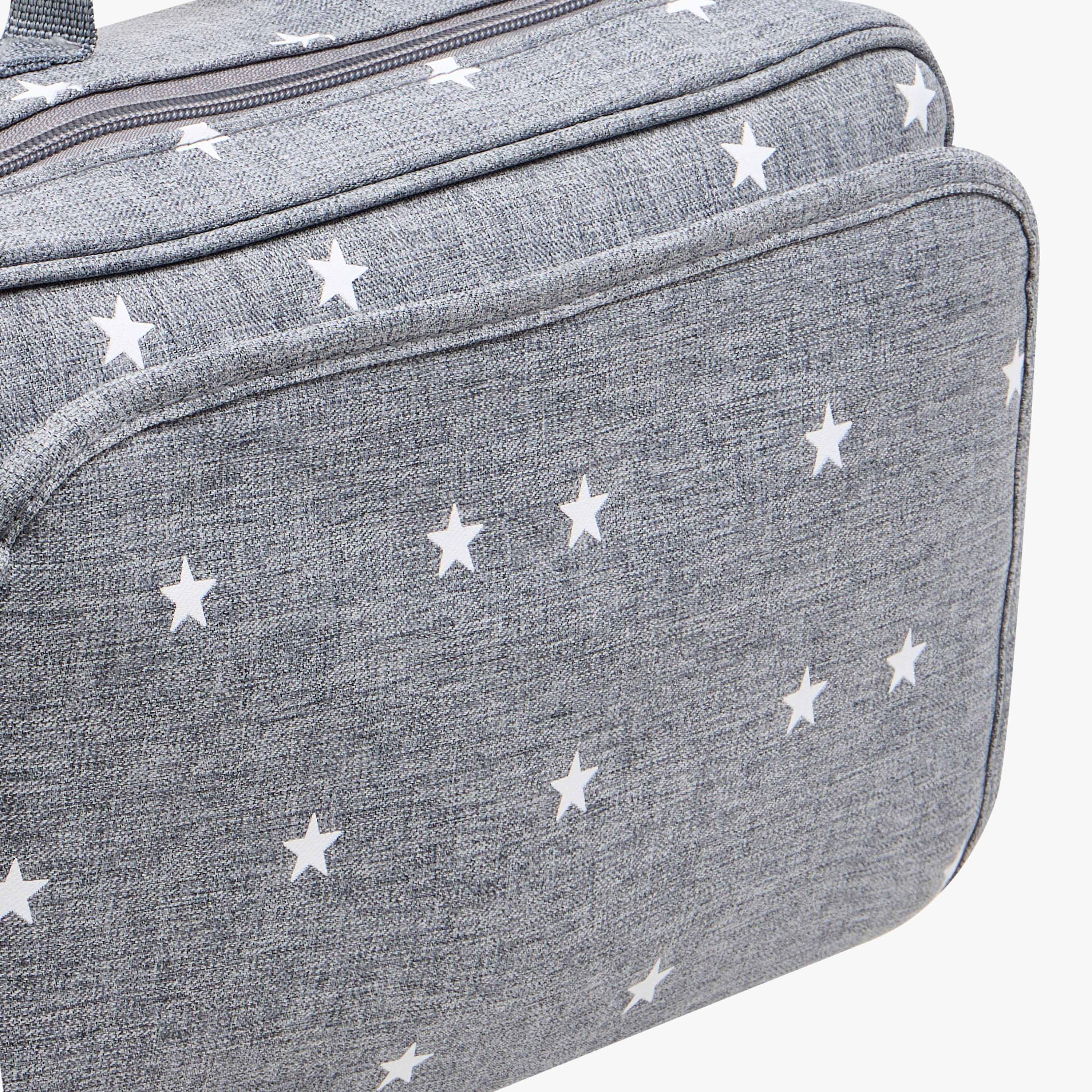 Juniors Star Print Diaper Bag with Detachable Strap-baby-diapering-diaperbags-image-5