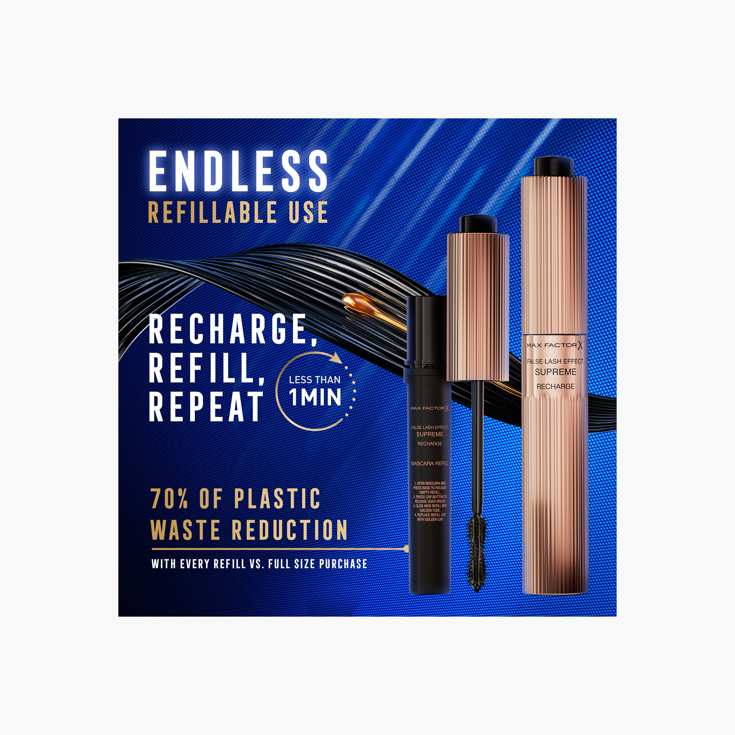 Max Factor False Lash Effect Supreme Recharge Mascara - Black, 8ml-beautyandpersonalcare-makeup-eyes-mascaras-image-3