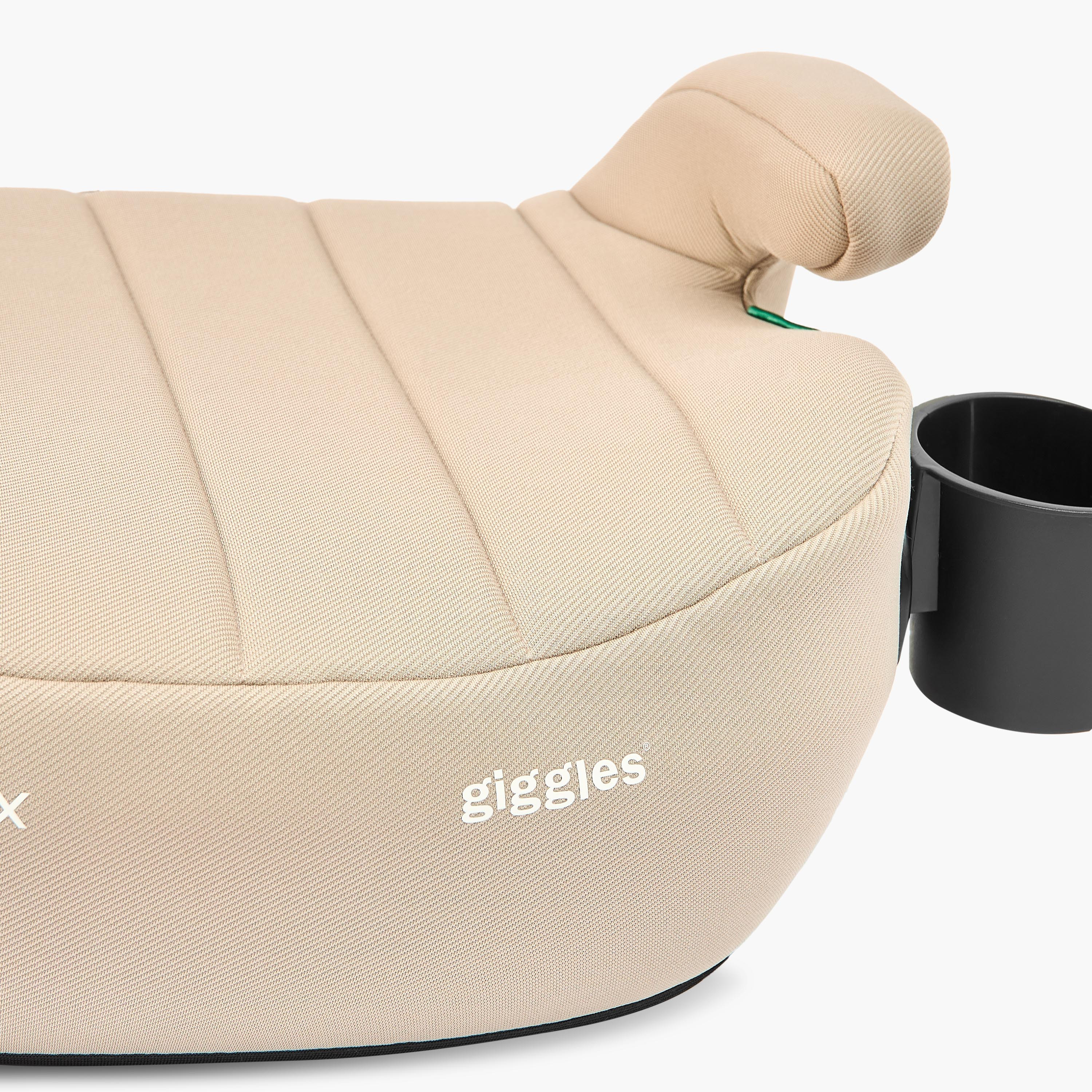 Giggles Booster Car Seat with 5-Point Safety Harness, Cupholder and ISOFIX System-baby-gear-carseats-image-7