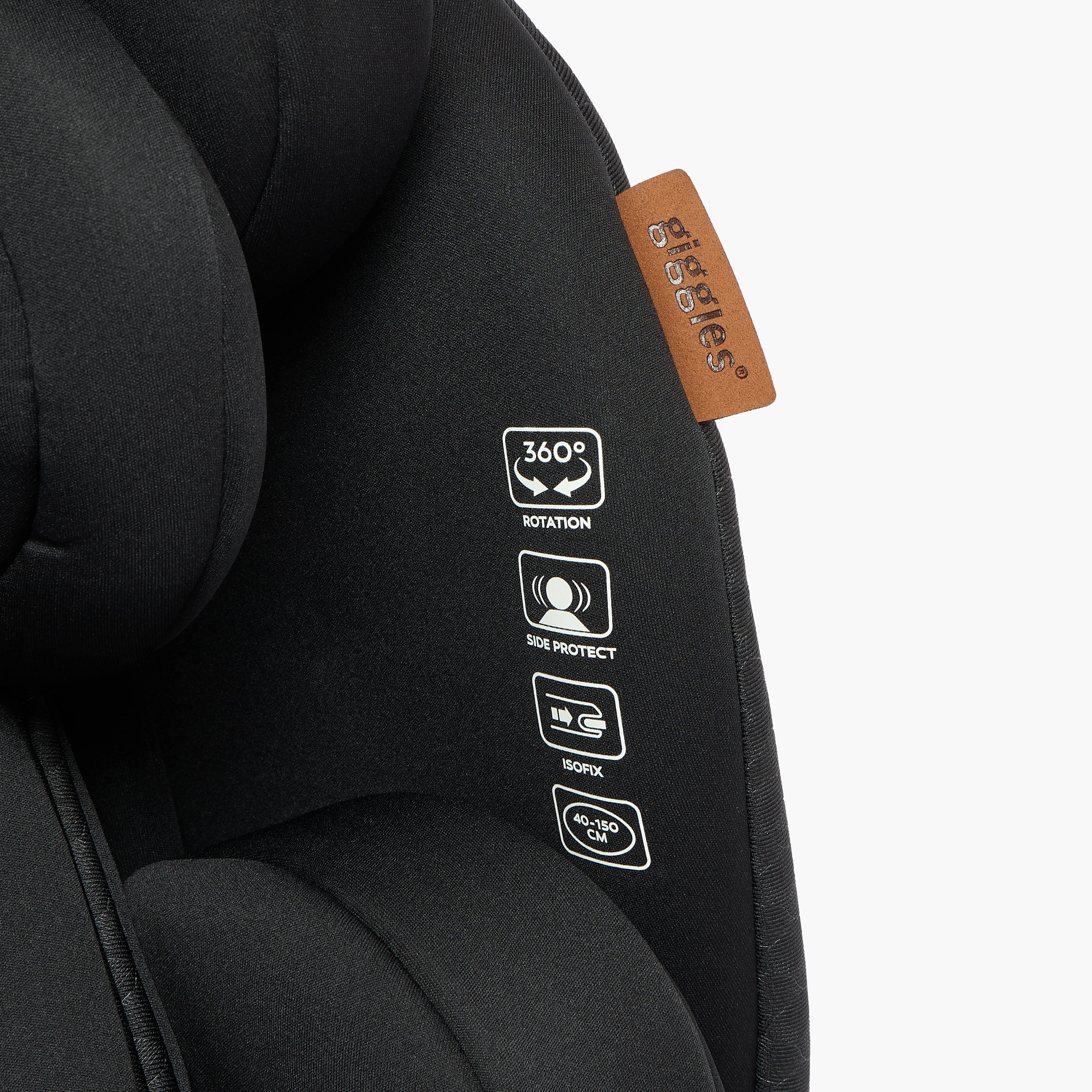 Giggles Safe Click i-Size Infant Car Seat with 5-Point Safety Harness,360-rotation and ISOFIX System-baby-gear-carseats-image-13