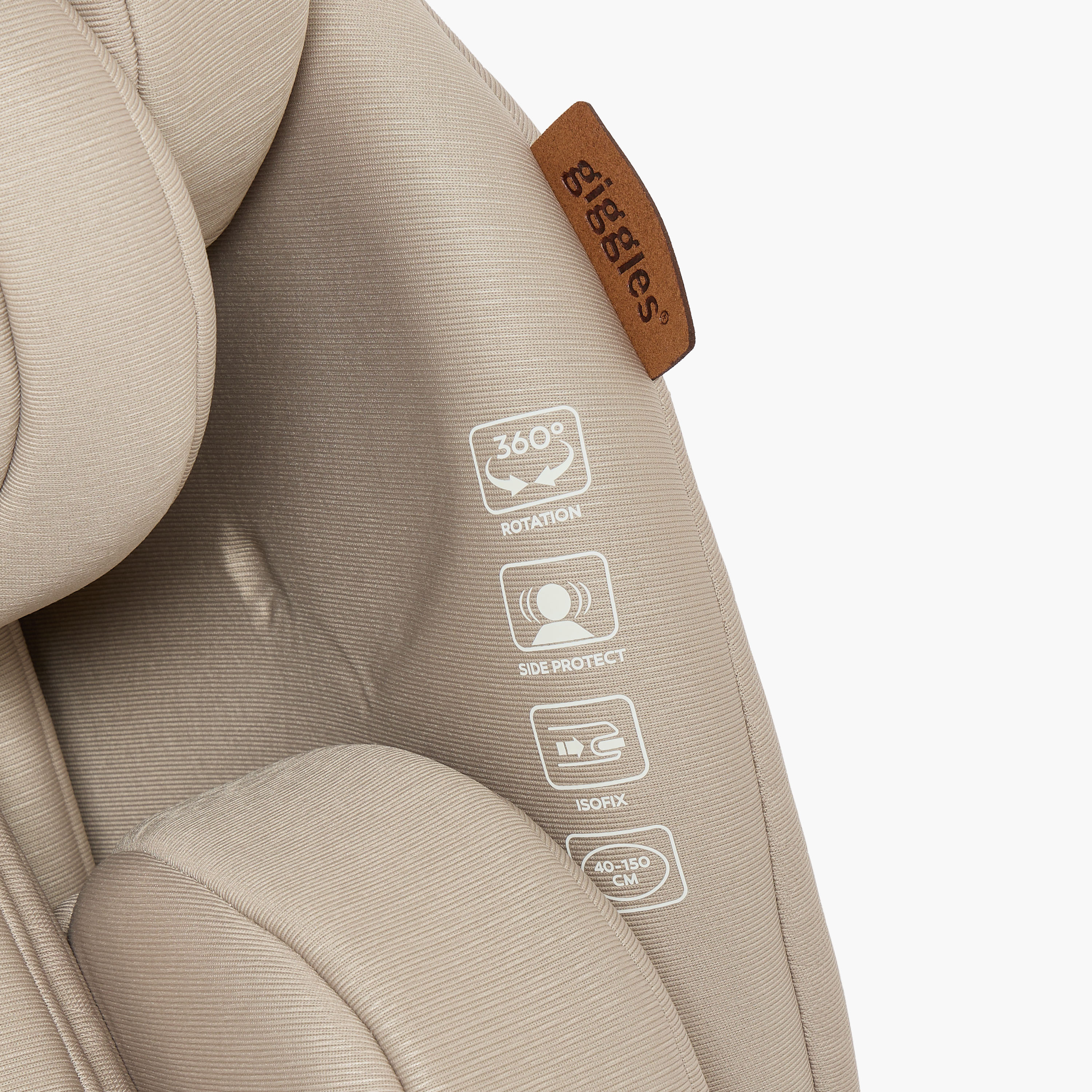 Giggles Safe Click i-Size Infant Car Seat with 5-Point Safety Harness,360-rotation and ISOFIX System-baby-gear-carseats-image-14
