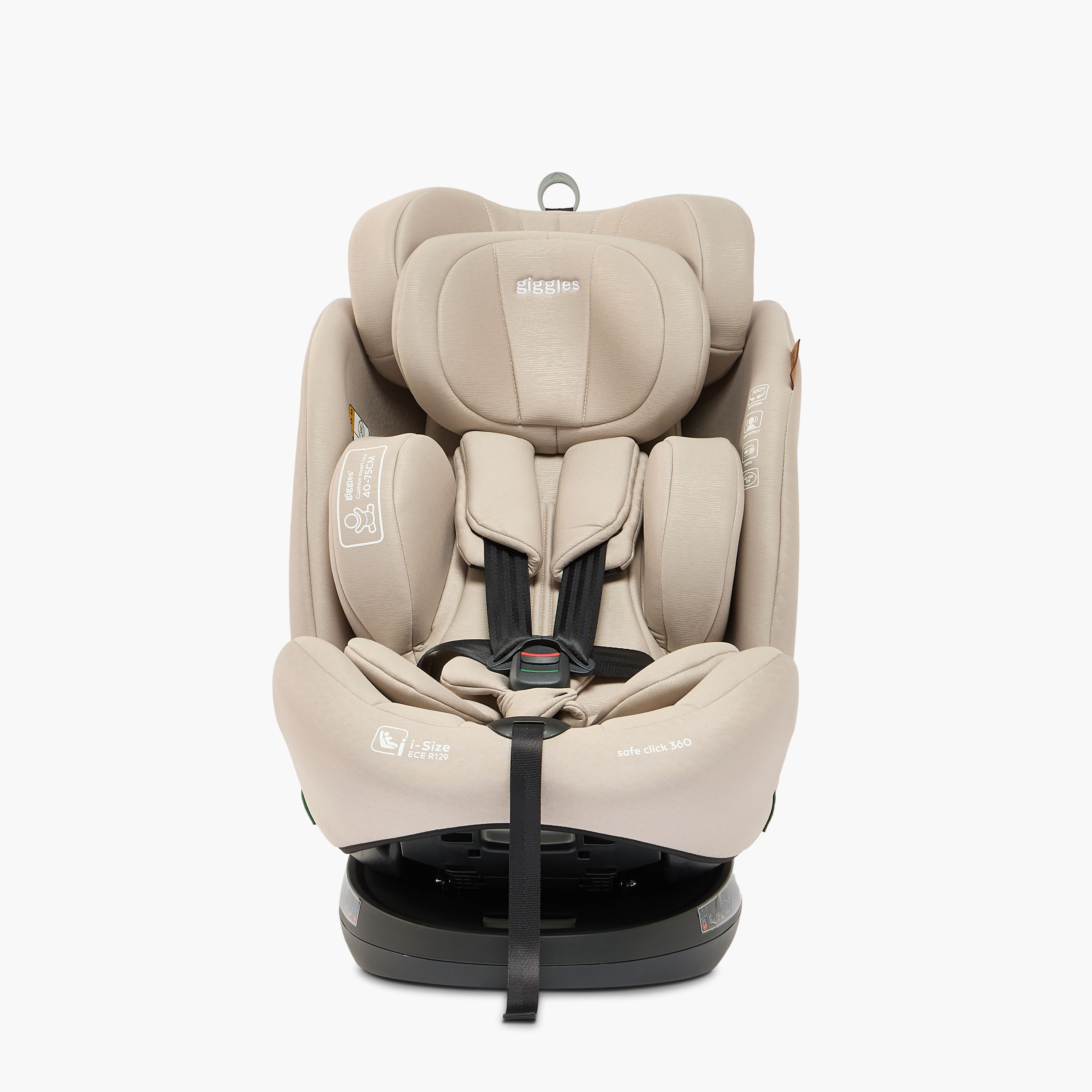 Giggles Safe Click i-Size Infant Car Seat with 5-Point Safety Harness,360-rotation and ISOFIX System-baby-gear-carseats-image-4