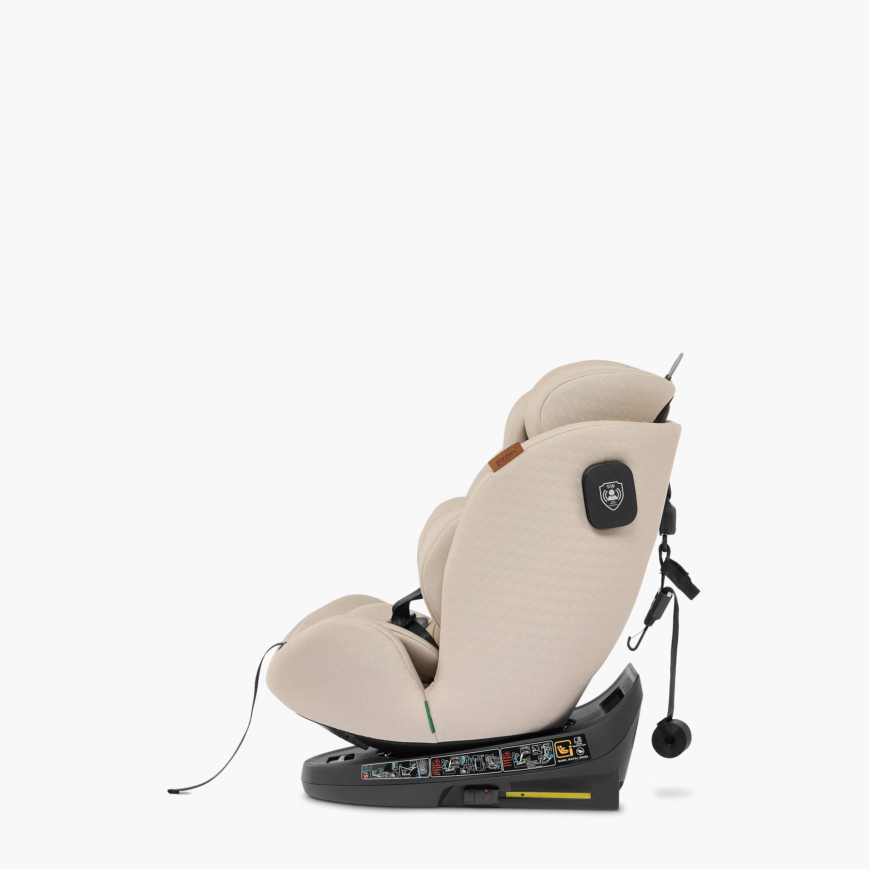 Giggles Safe Click i-Size Infant Car Seat with 5-Point Safety Harness,360-rotation and ISOFIX System-baby-gear-carseats-image-7