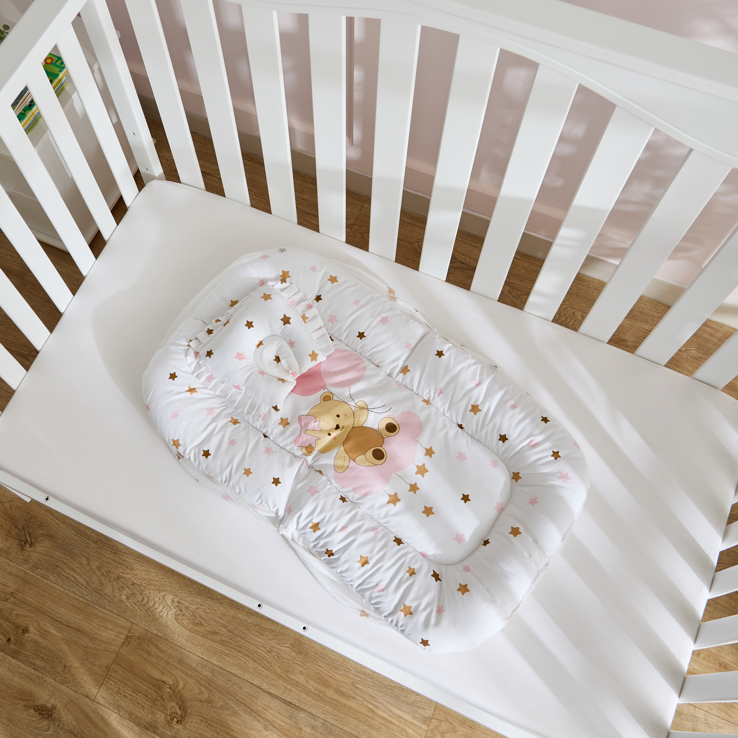 Juniors Baby Bed with Net-baby-nursery-blanketsandswaddles-swaddlesandsleepingbags-image-2