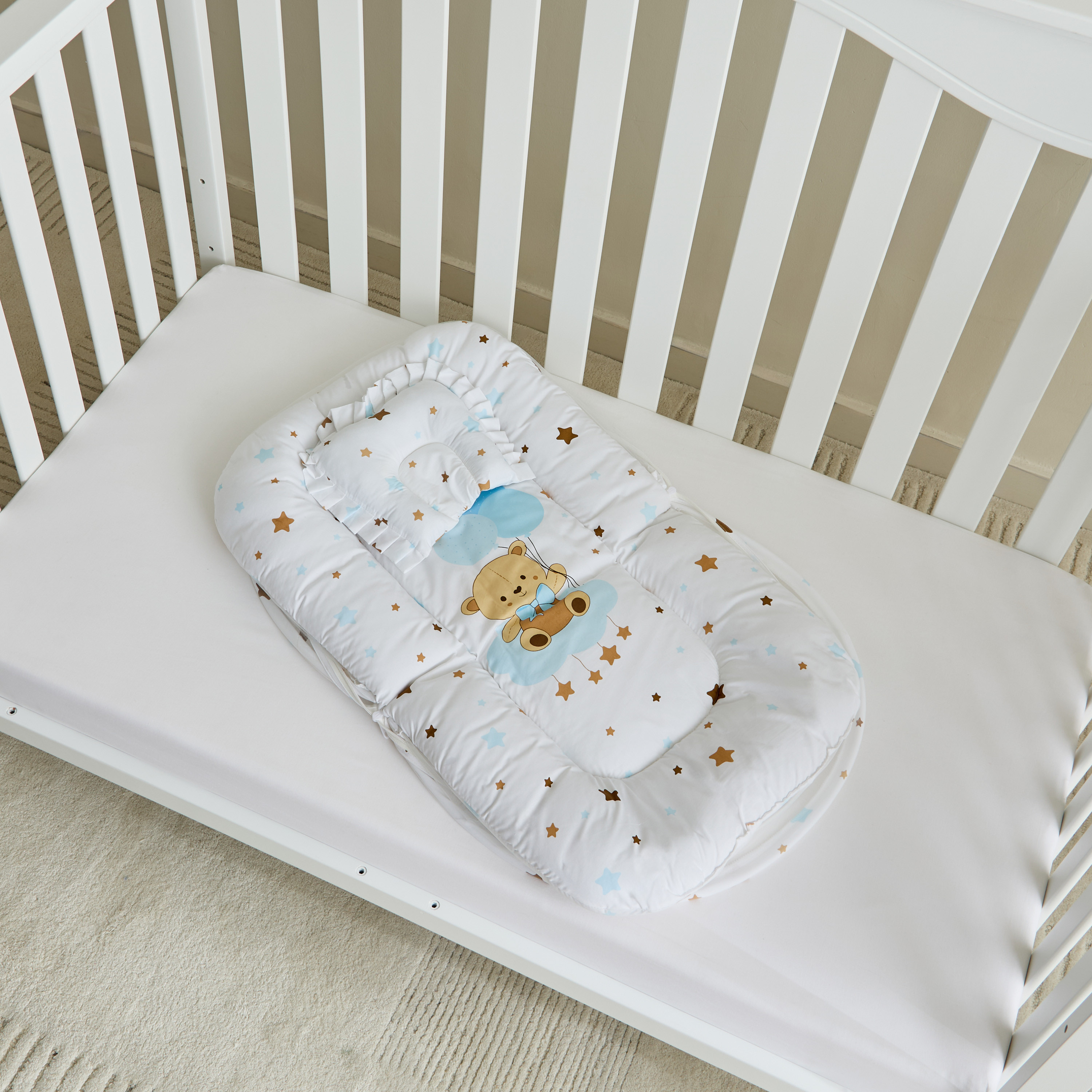 Juniors Baby Bed with Net-baby-nursery-blanketsandswaddles-swaddlesandsleepingbags-image-2
