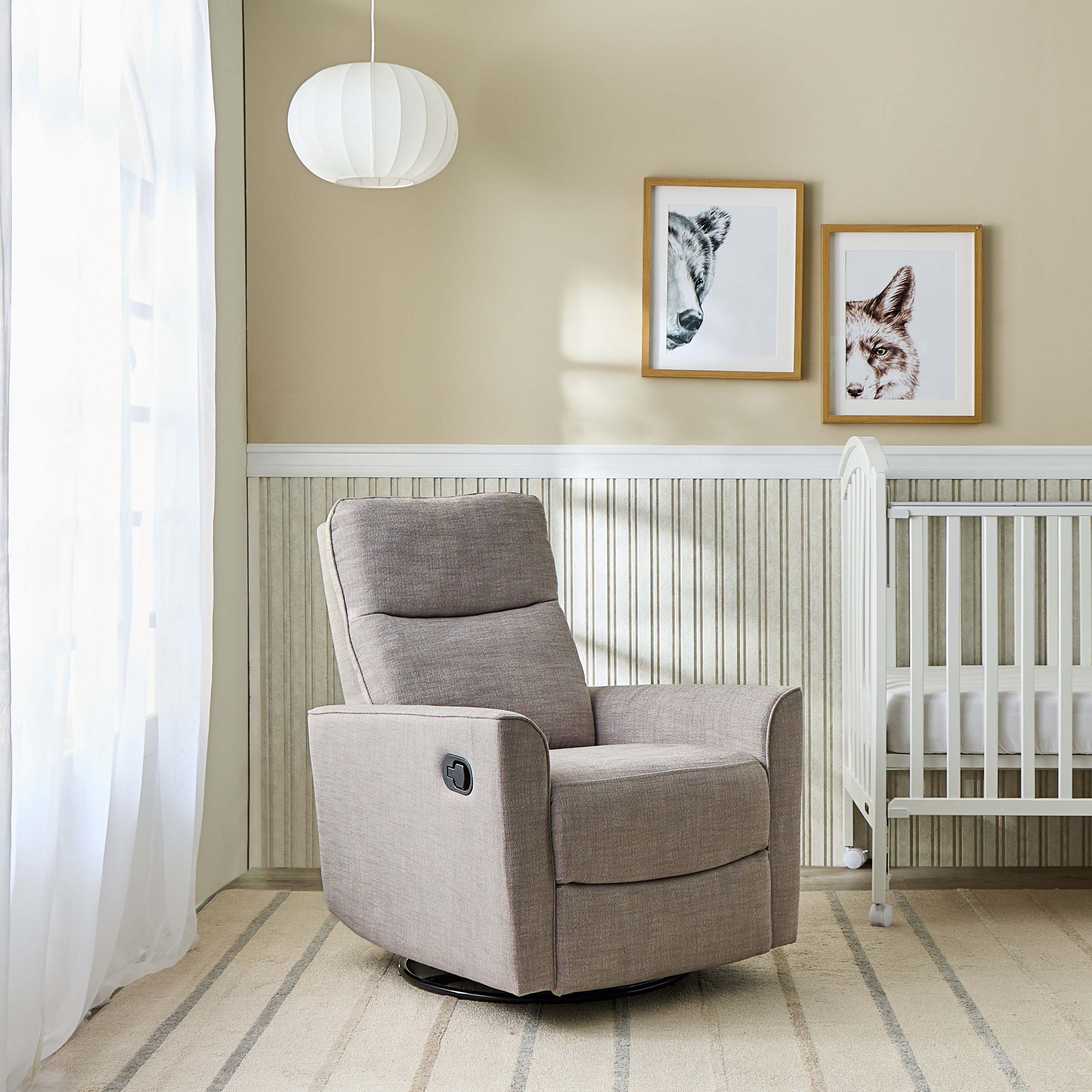 Giggles Felix Nursery Recliner with Swivel Motion-baby-nursery-furniture-rockingchairs-image-2