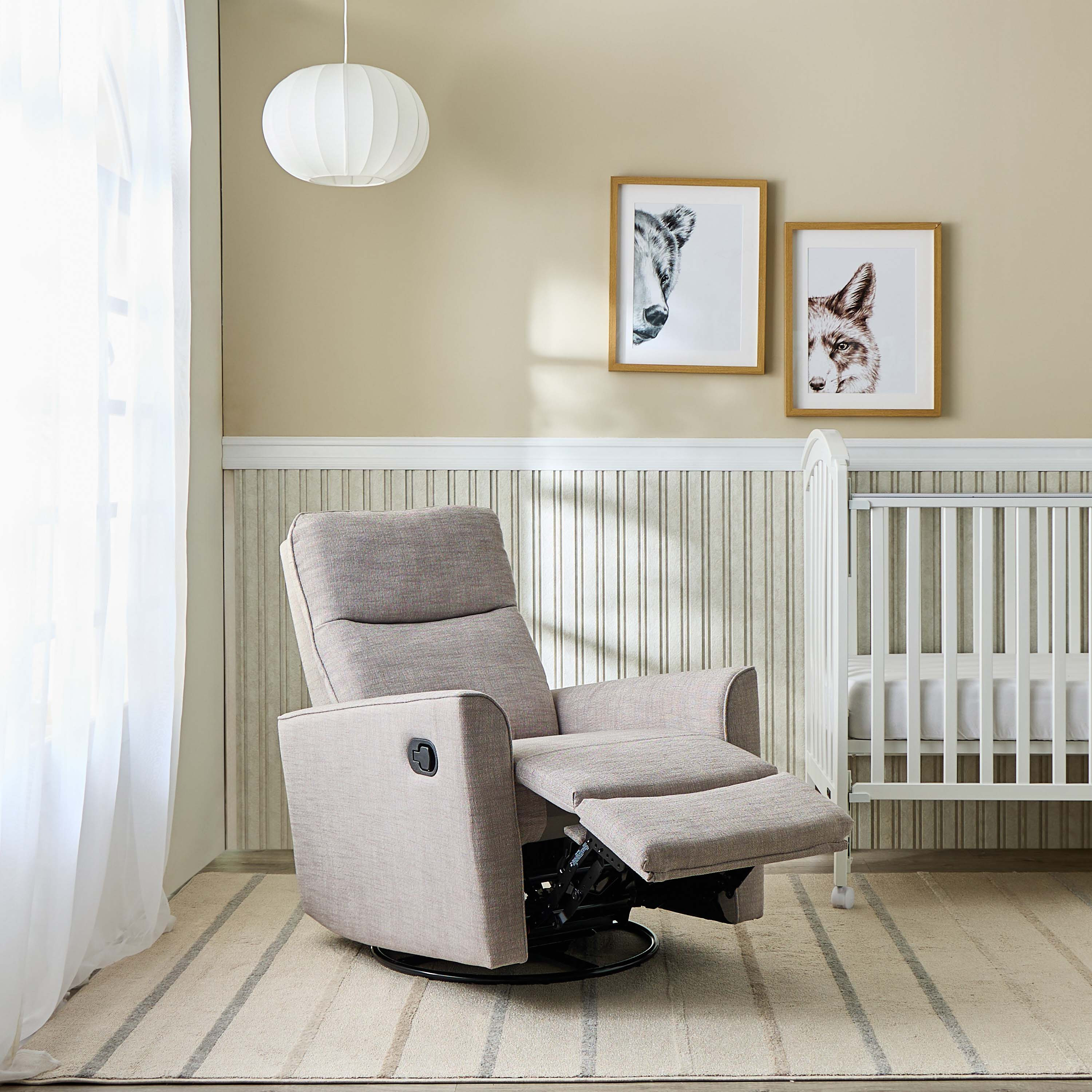 Giggles Felix Nursery Recliner with Swivel Motion-baby-nursery-furniture-rockingchairs-image-3