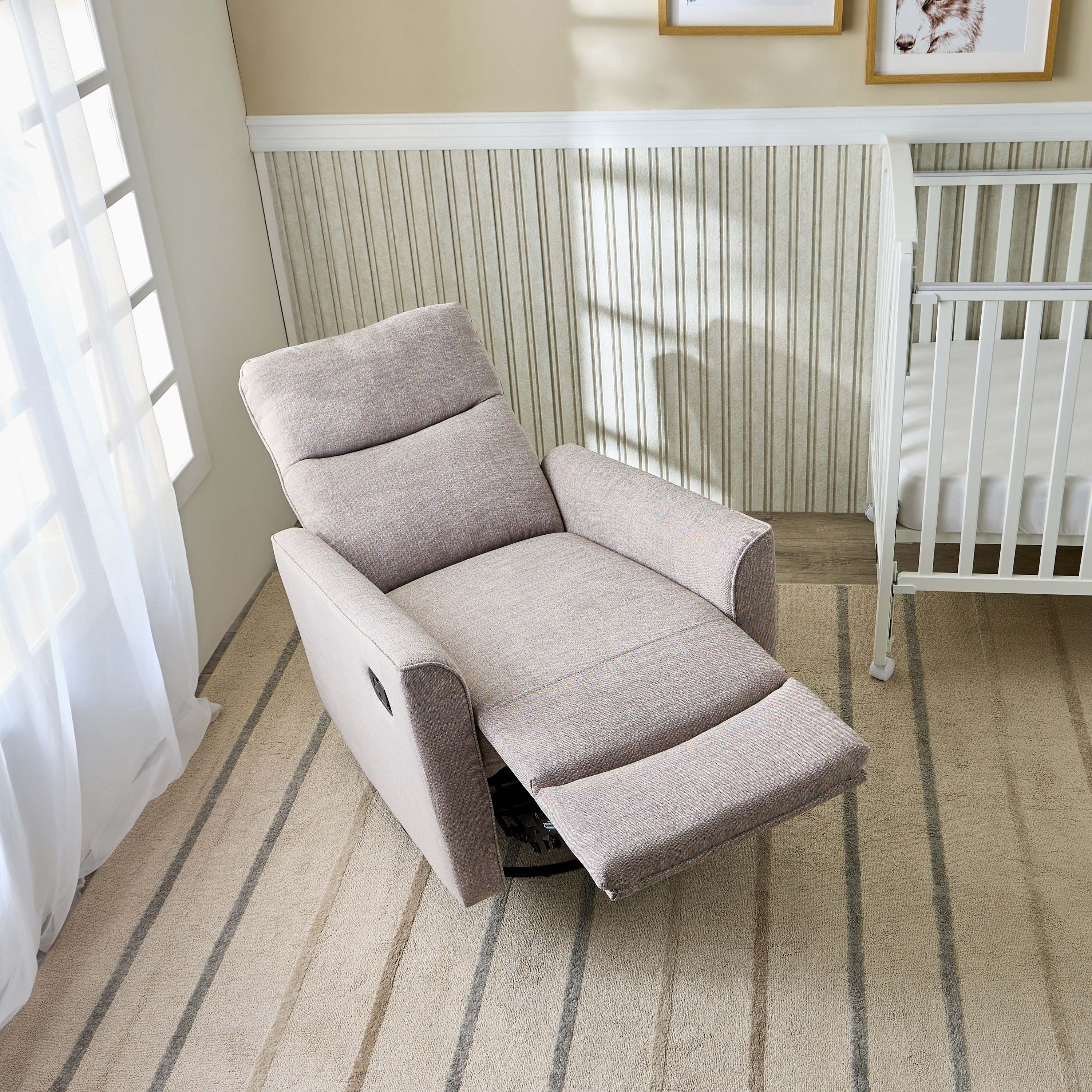 Giggles Felix Nursery Recliner with Swivel Motion-baby-nursery-furniture-rockingchairs-image-4