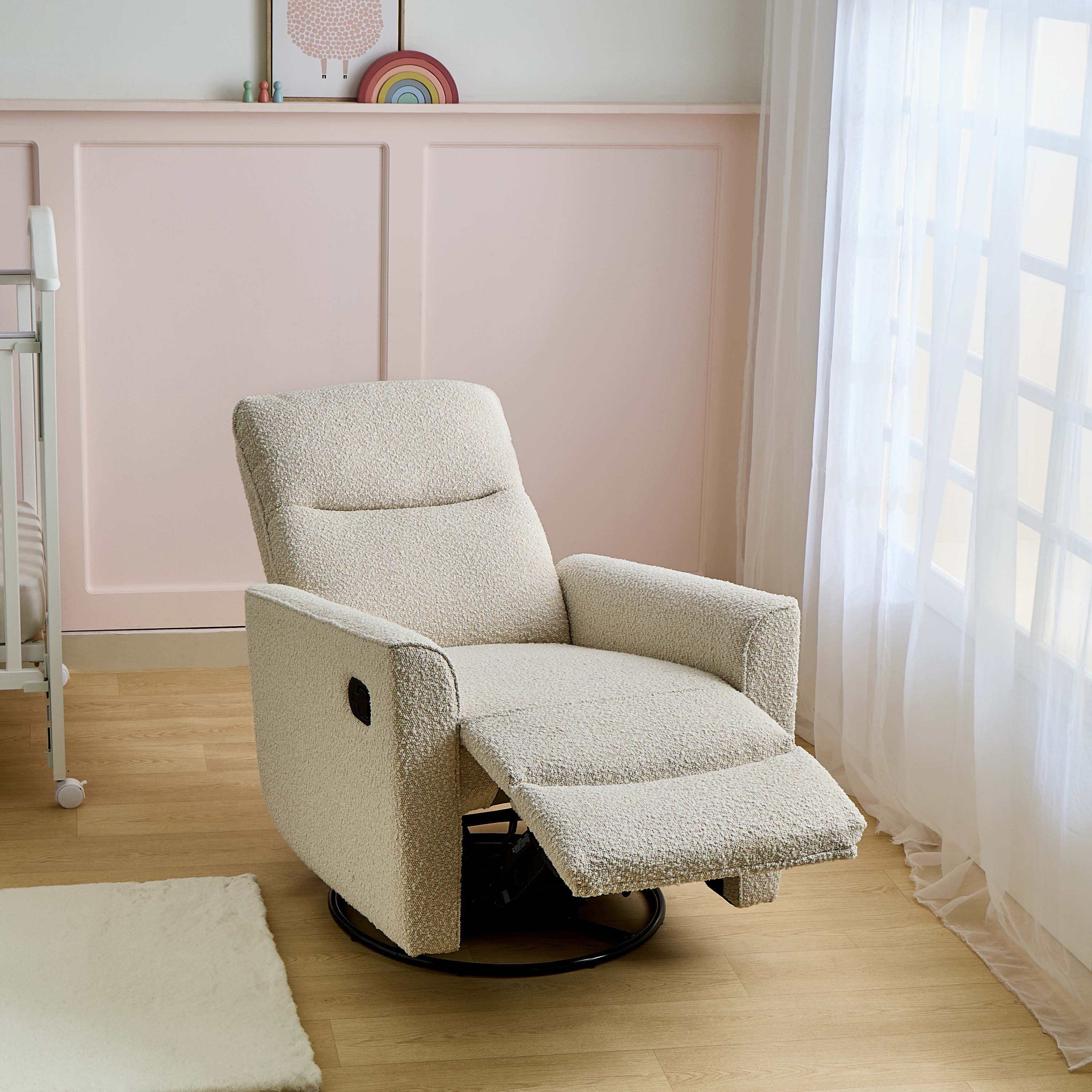 Giggles Felix Nursery Recliner with Swivel Motion-baby-nursery-furniture-rockingchairs-image-3