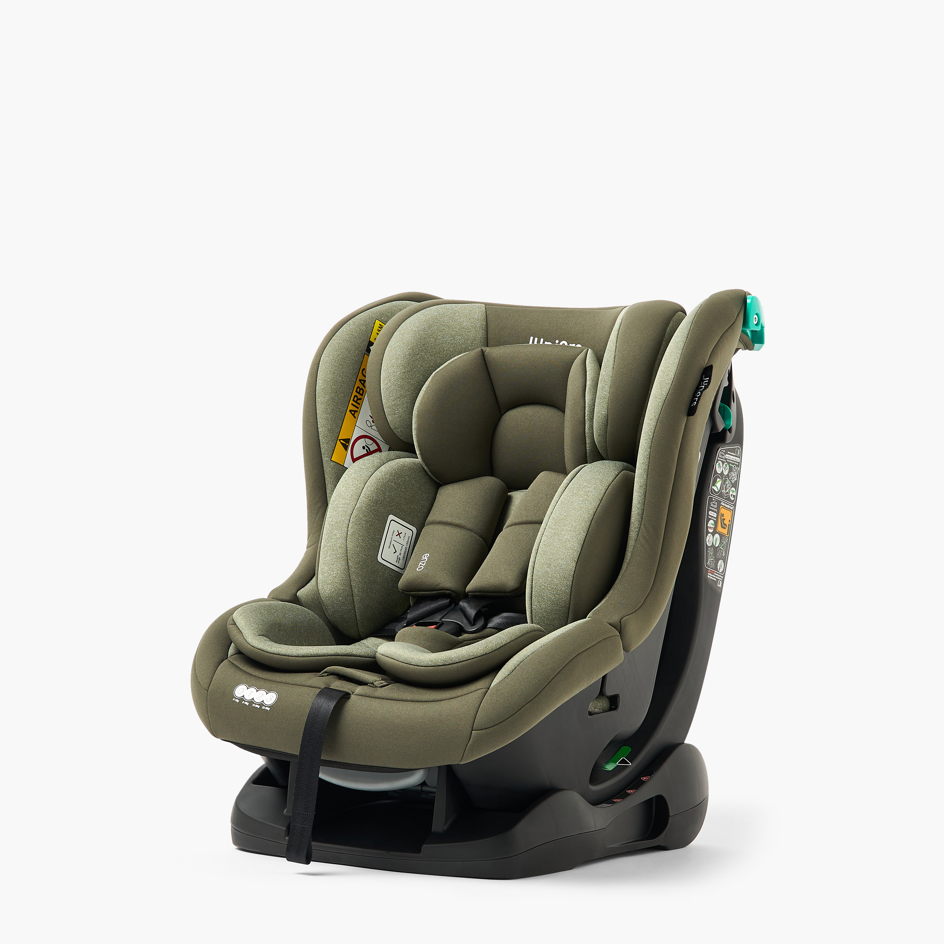 Juniors Enzo Baby Car Seat with Adjustable Headrest and Breathable Fabric-baby-gear-carseats-image-1