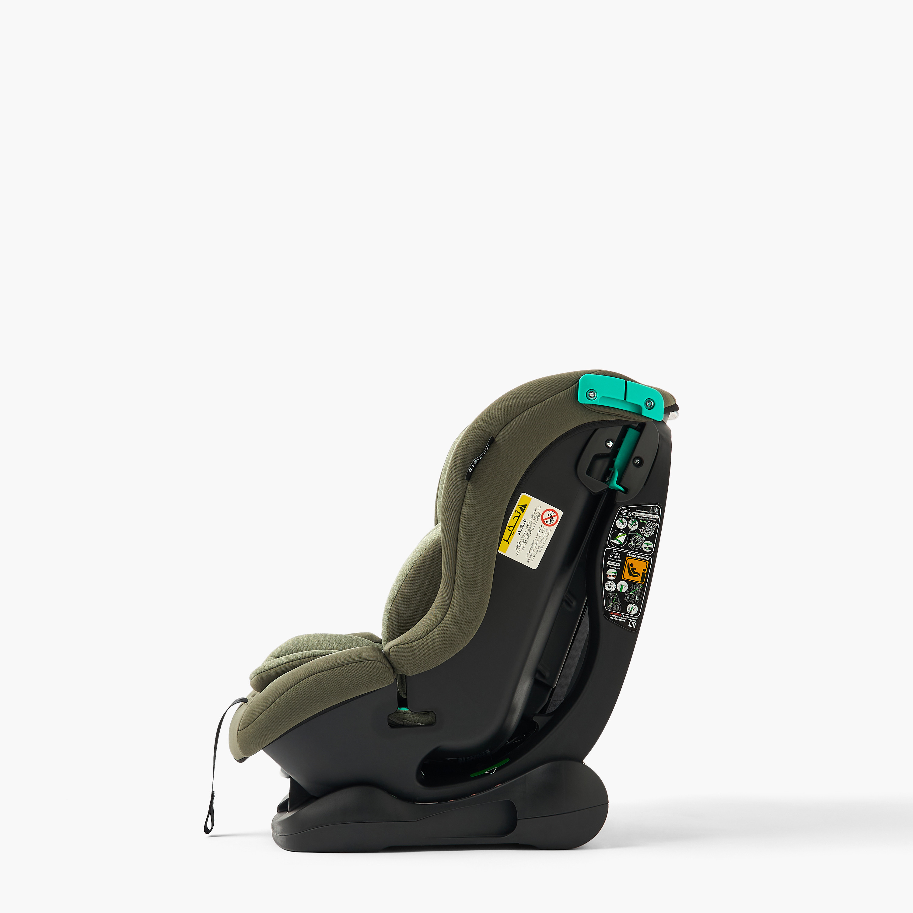 Juniors Enzo Baby Car Seat with Adjustable Headrest and Breathable Fabric-baby-gear-carseats-image-2