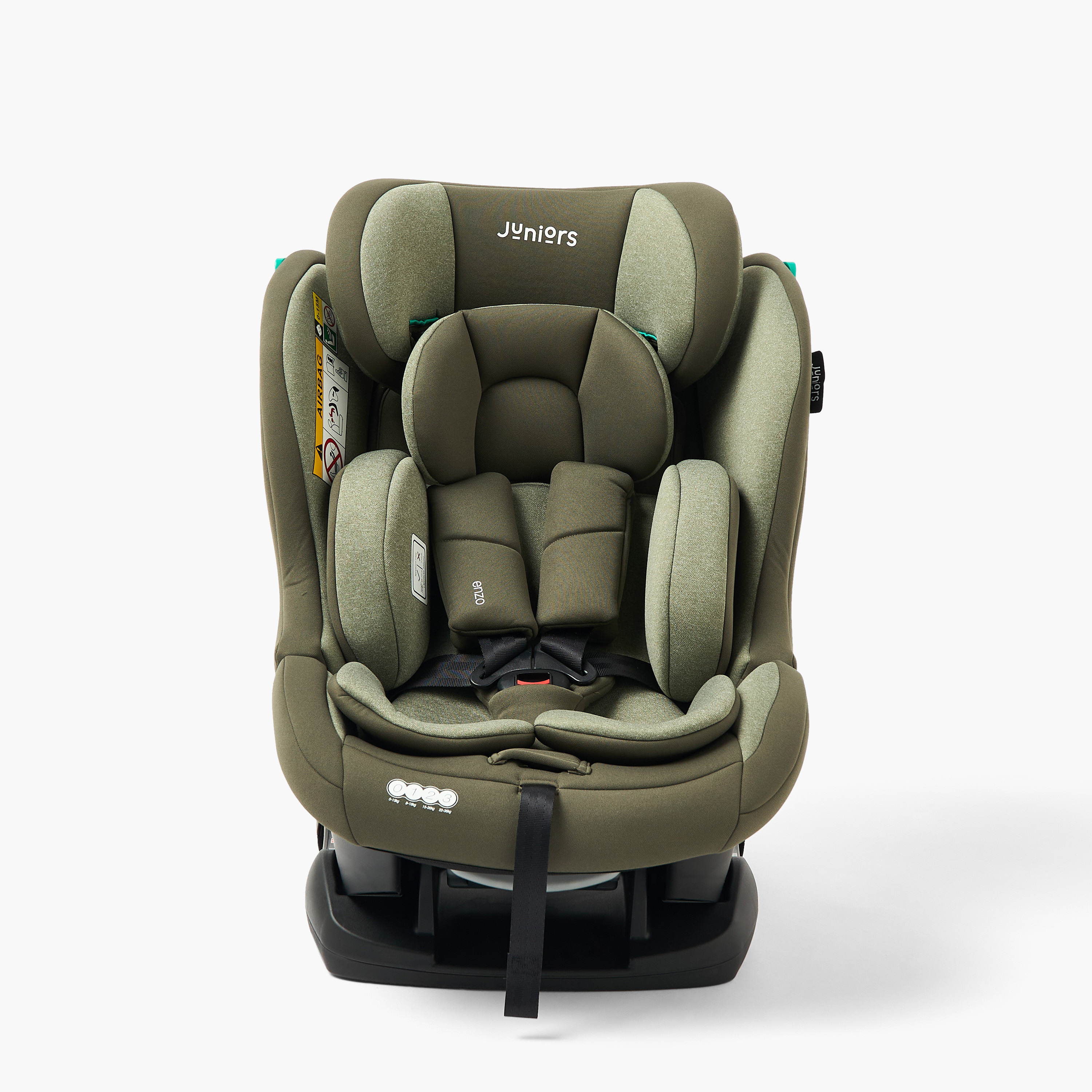 Juniors Enzo Baby Car Seat with Adjustable Headrest and Breathable Fabric-baby-gear-carseats-image-7