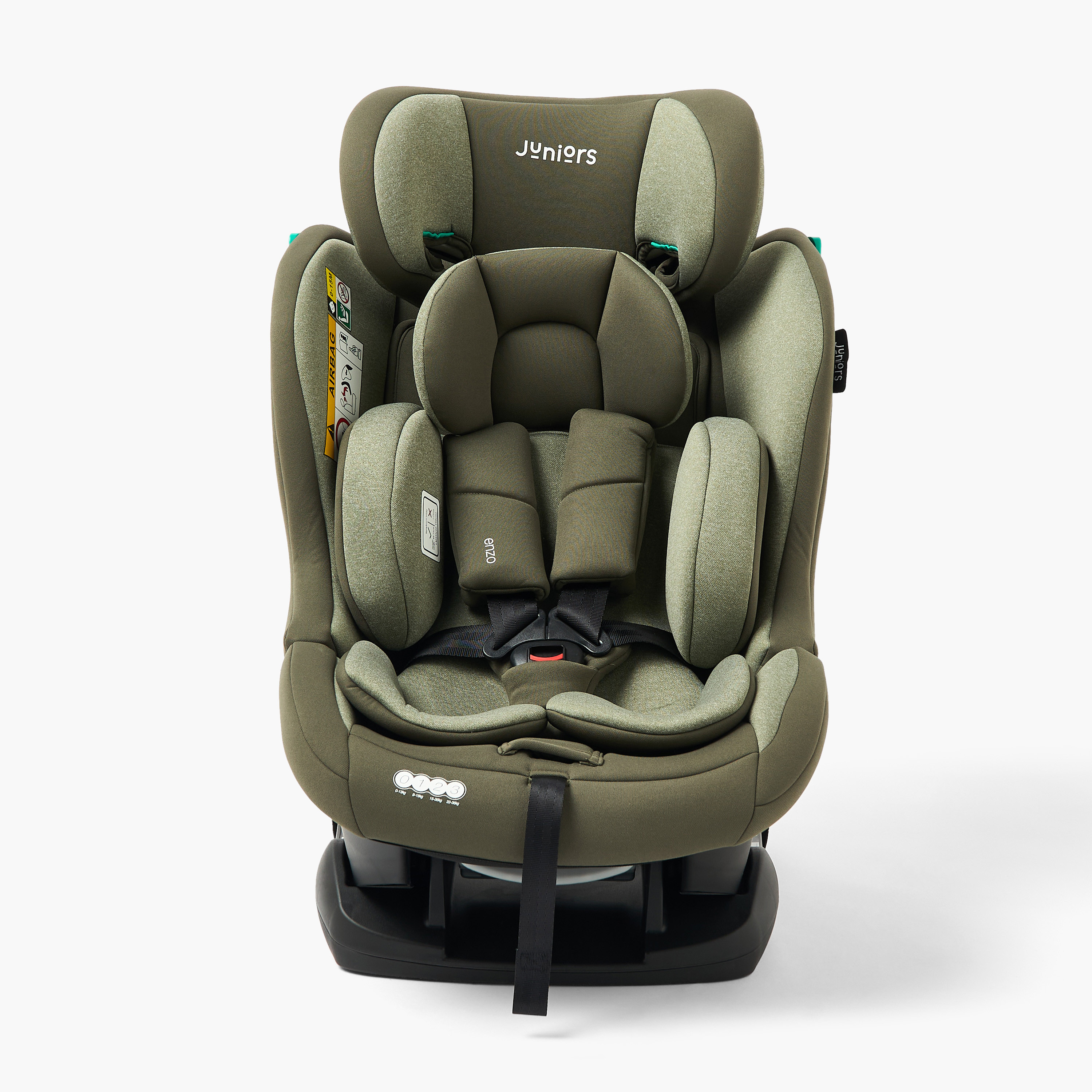Juniors Enzo Baby Car Seat with Adjustable Headrest and Breathable Fabric-baby-gear-carseats-image-8