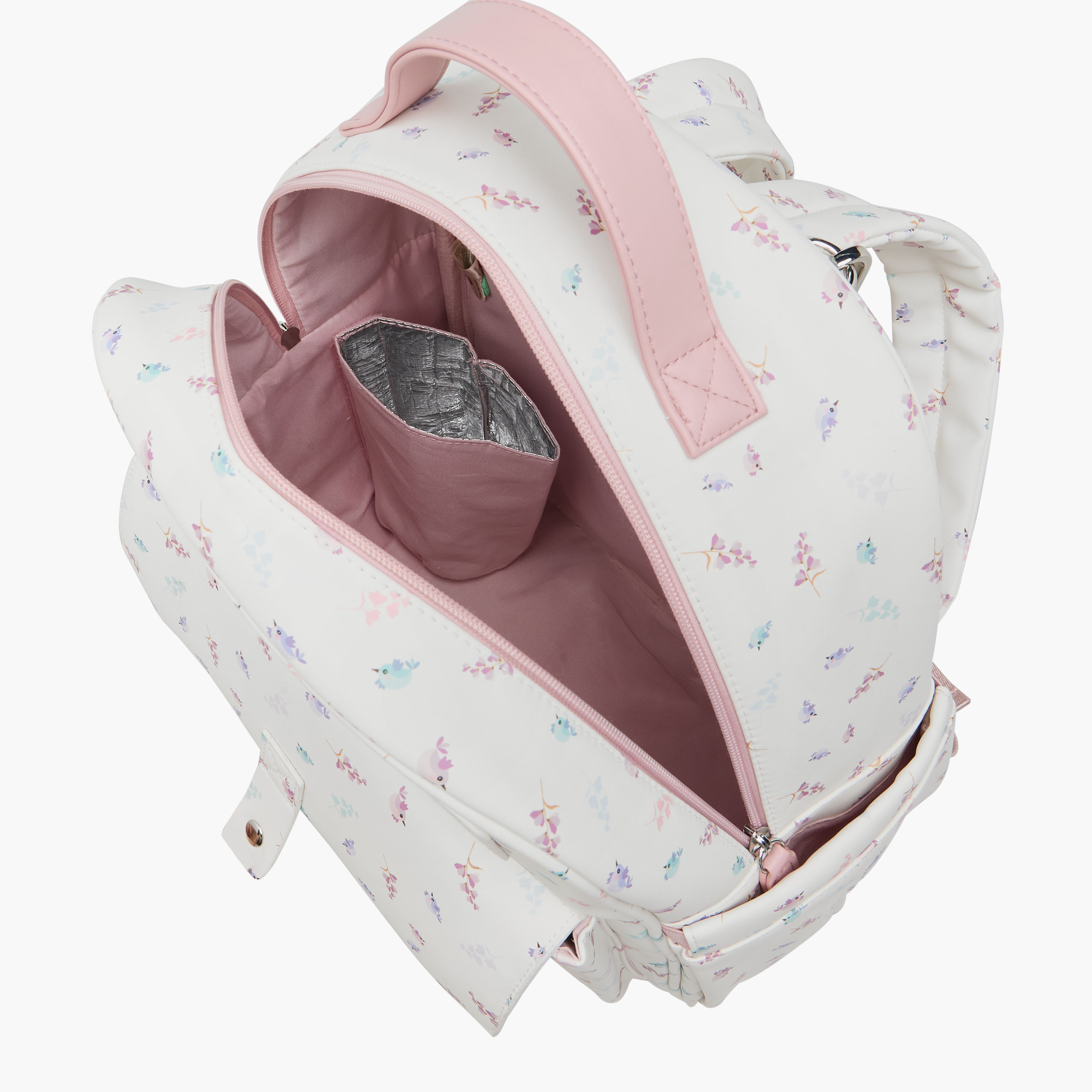 Giggles Bird Print Diaper Backpack with Adjustable Straps-baby-diapering-diaperbags-image-15