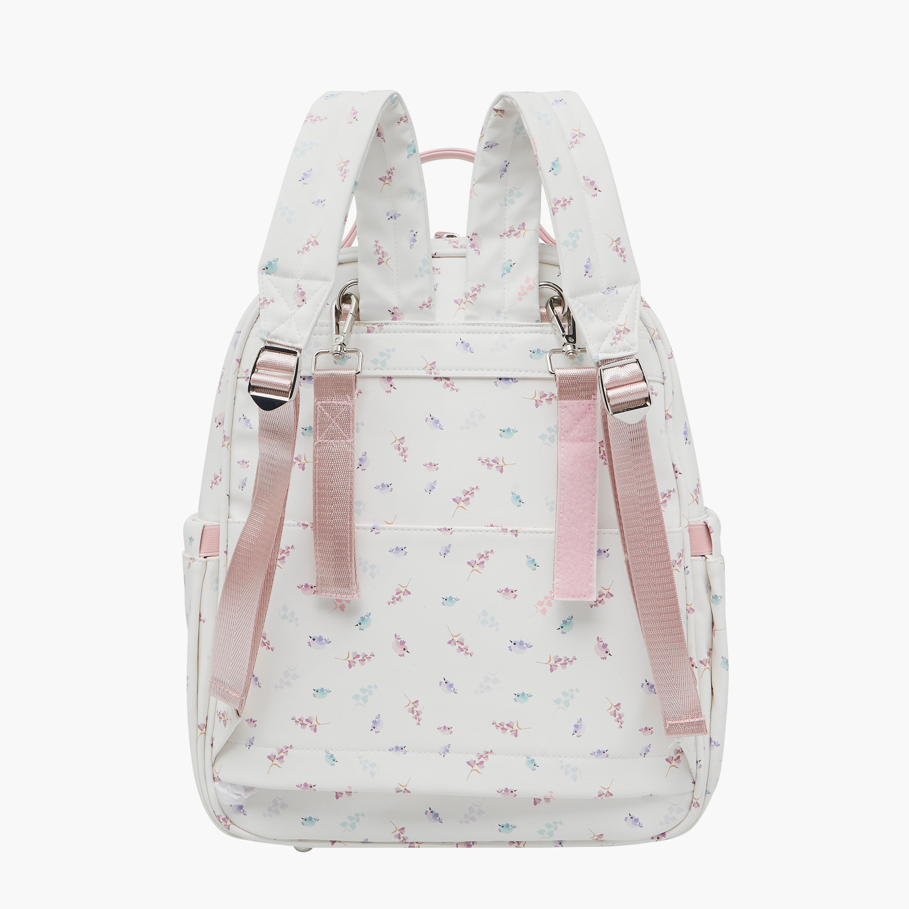 Giggles Bird Print Diaper Backpack with Adjustable Straps-baby-diapering-diaperbags-image-5