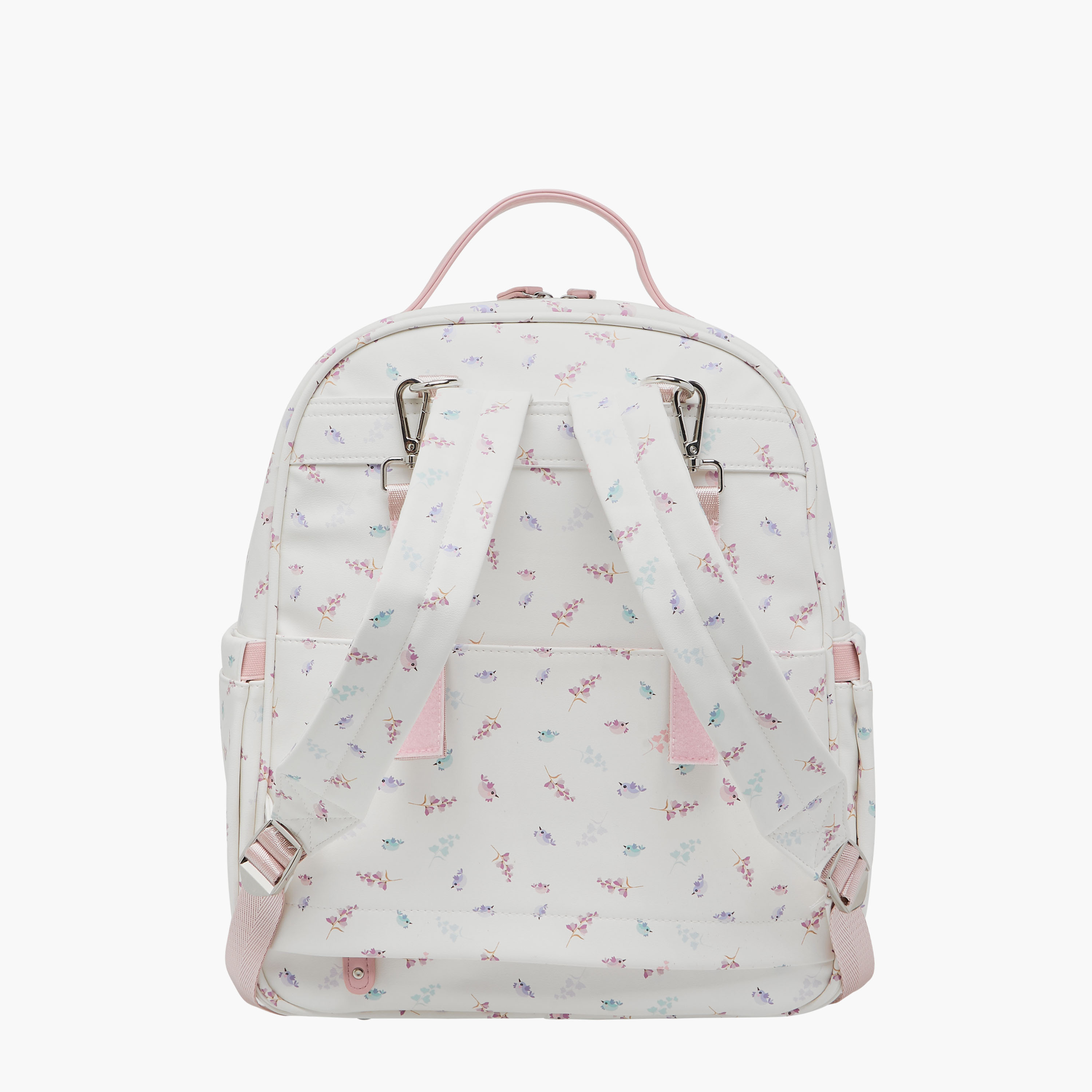 Giggles Bird Print Diaper Backpack with Adjustable Straps-baby-diapering-diaperbags-image-8