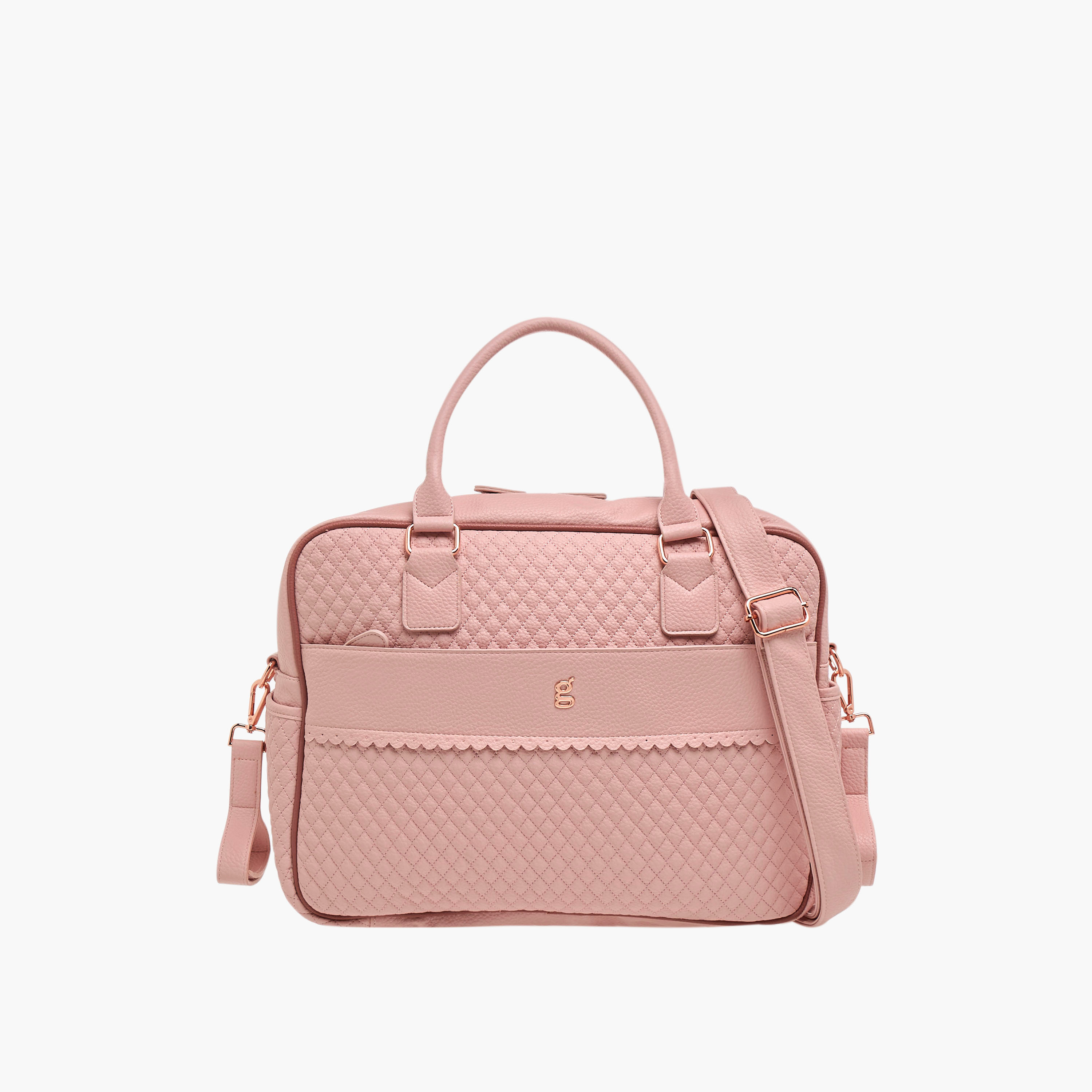 Giggles Anna Diaper Bag with Quilted Design-baby-diapering-diaperbags-image-2