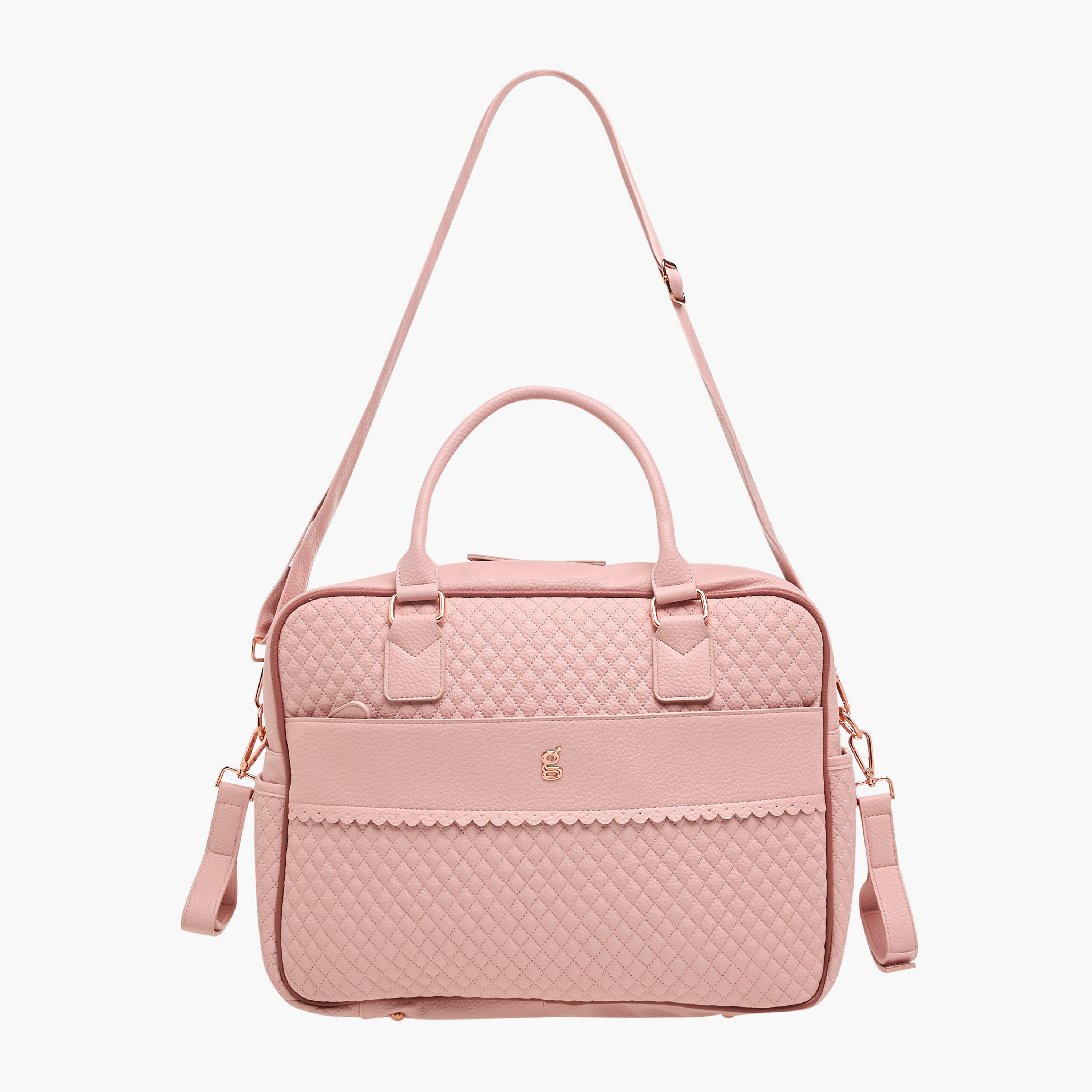 Giggles Anna Diaper Bag with Quilted Design-baby-diapering-diaperbags-image-4