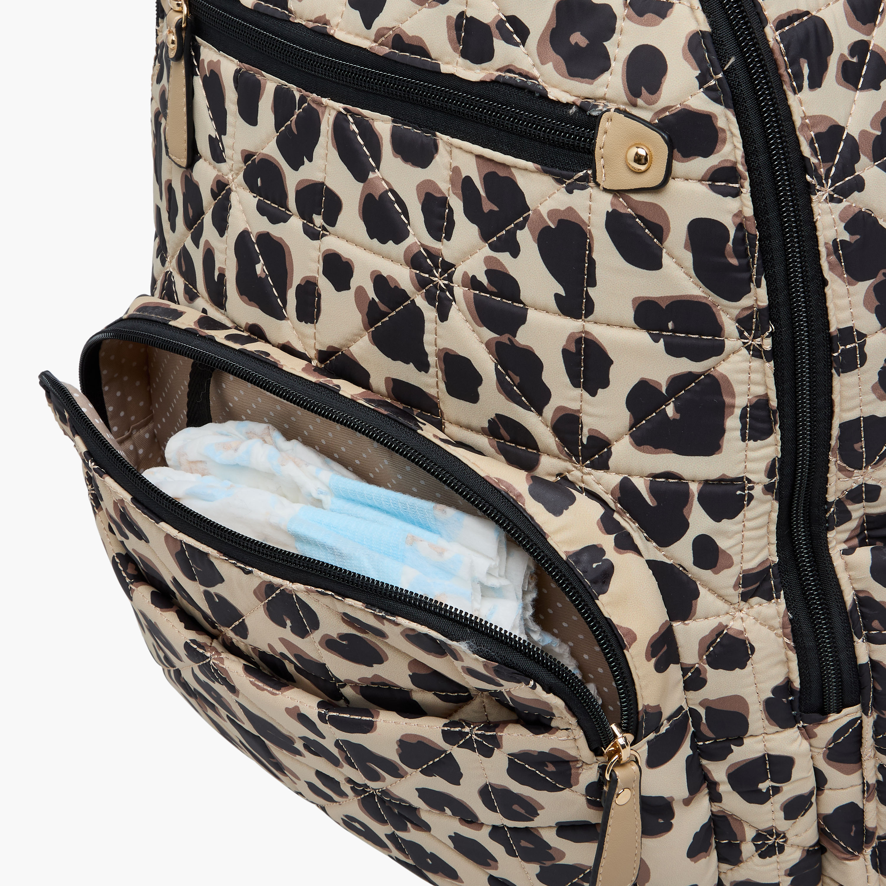 Giggles Printed Diaper Backpack with Adjustable Straps-baby-diapering-diaperbags-image-12