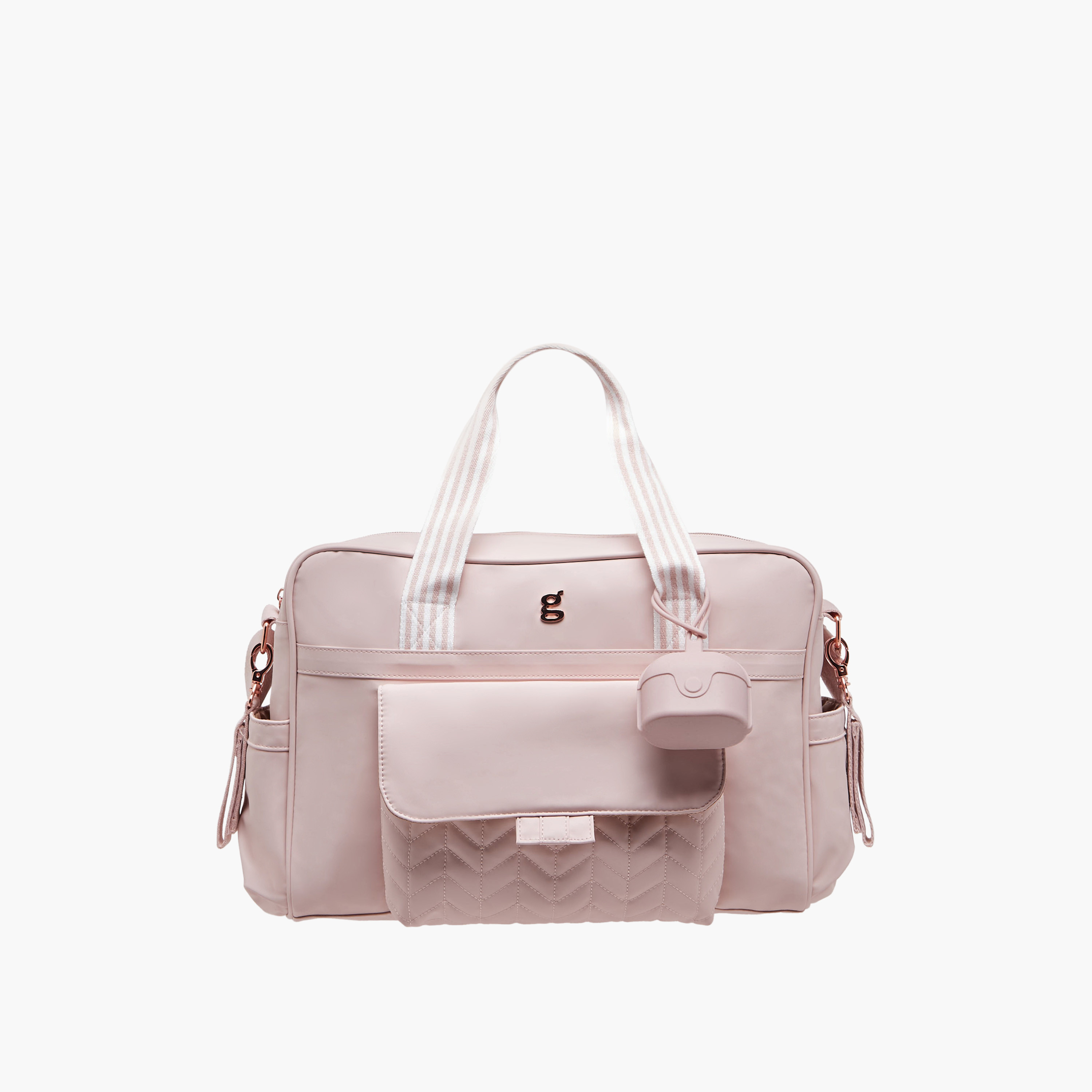 Giggles Adjustable Strap Diaper Bag with Zip Closure-baby-gear-diaperbags-image-1