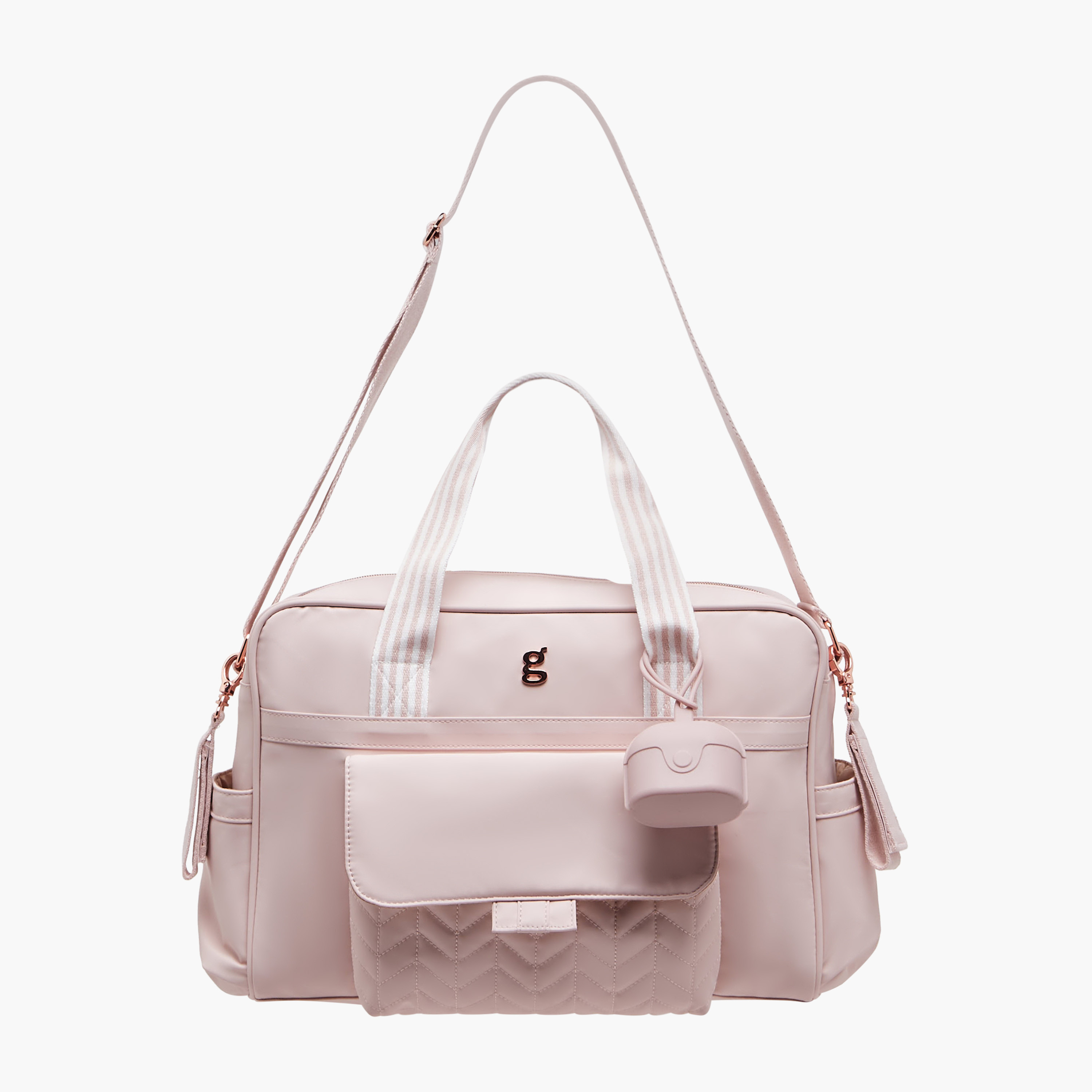 Giggles Adjustable Strap Diaper Bag with Zip Closure-baby-gear-diaperbags-image-2