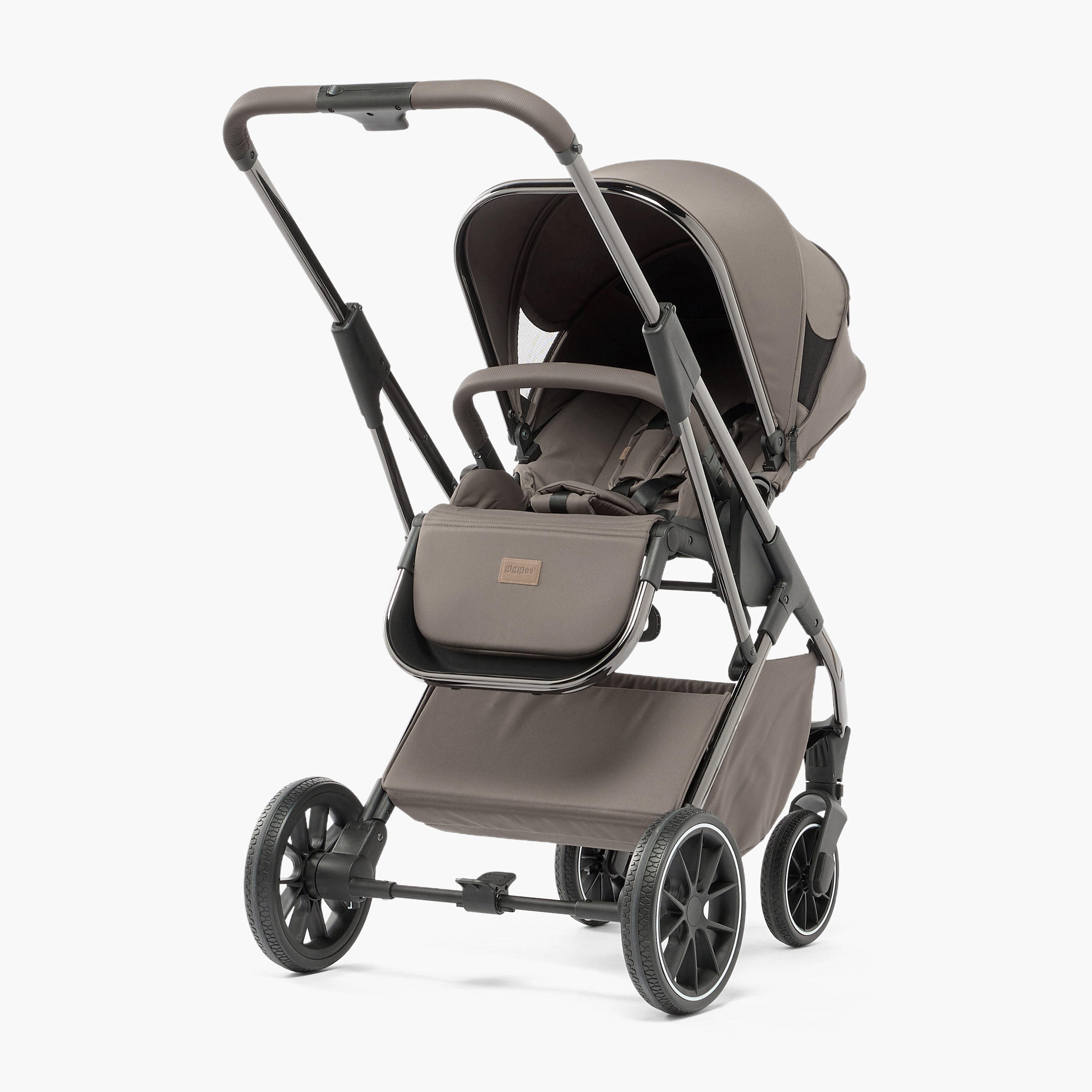 Giggles Archie Pro Reversible Stroller with Metal Frame and Wheel Lock-baby-gear-strollersandprams-strollers-image-3