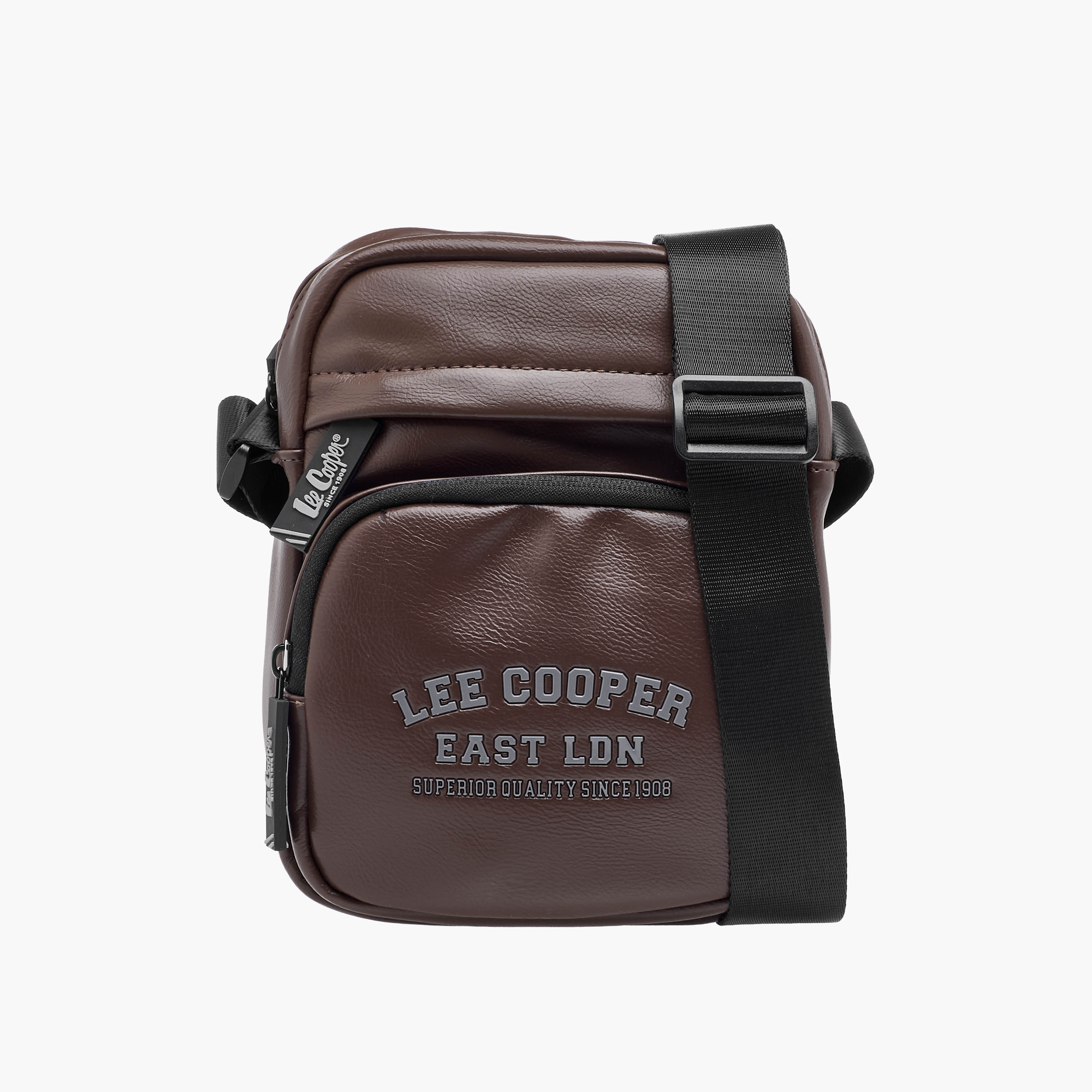 Lee Cooper Men Textured Crossbody Bag-men-bags-image-1