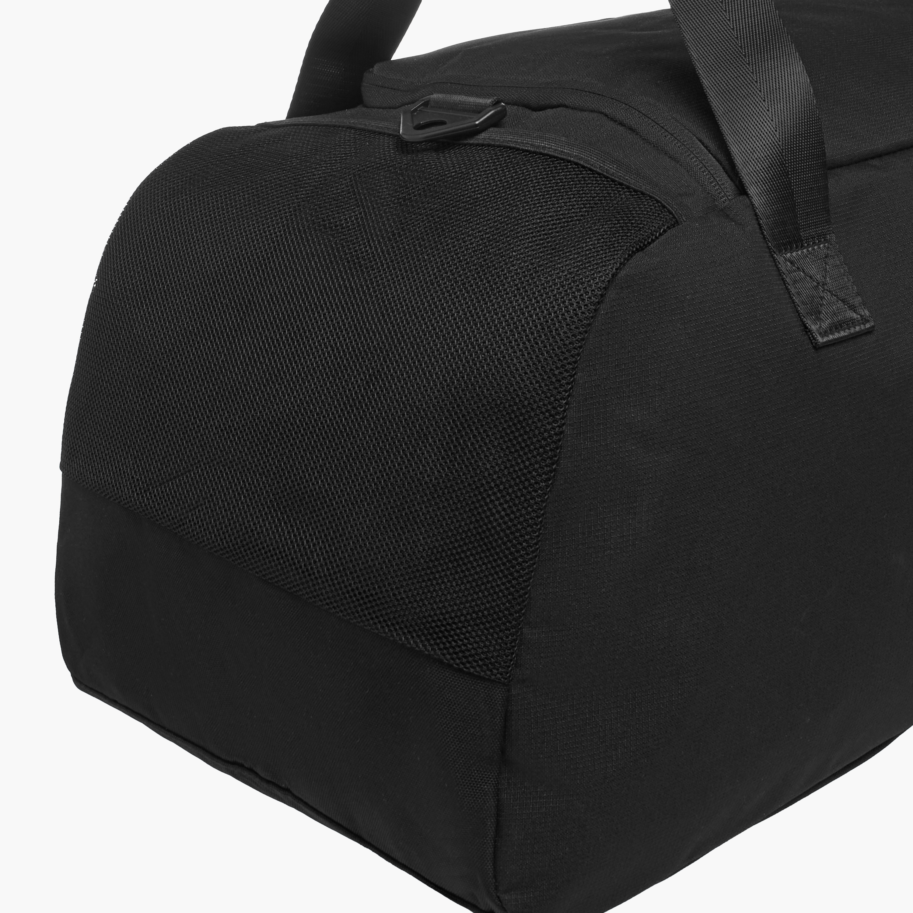 Kappa Logo Print Duffle Bag with Detachable Strap-travel-luggagesandbags-dufflebags-image-6
