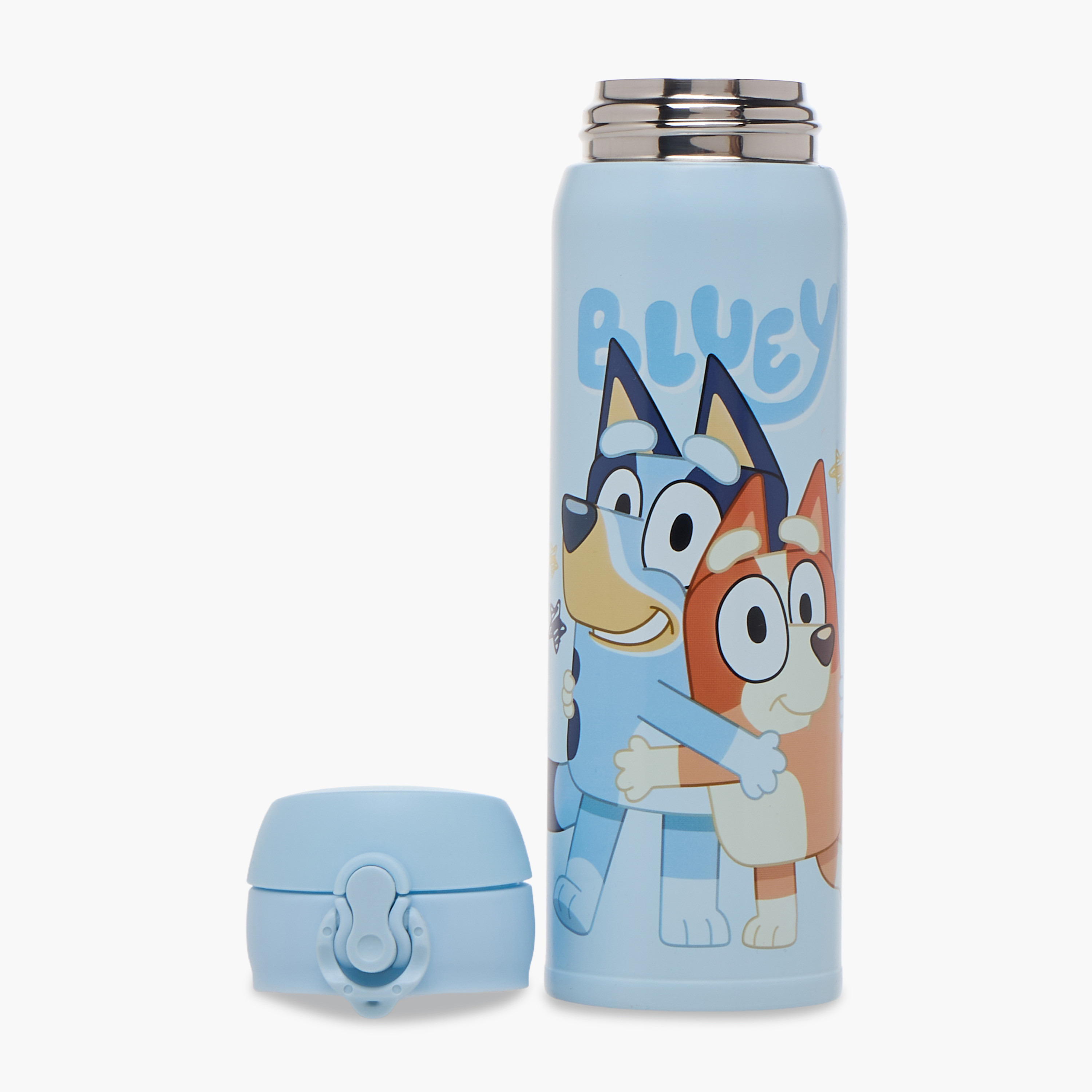 Bluey Print Double Wall Stainless Steel Water Bottle - 450 ml-school-waterbottles-image-2