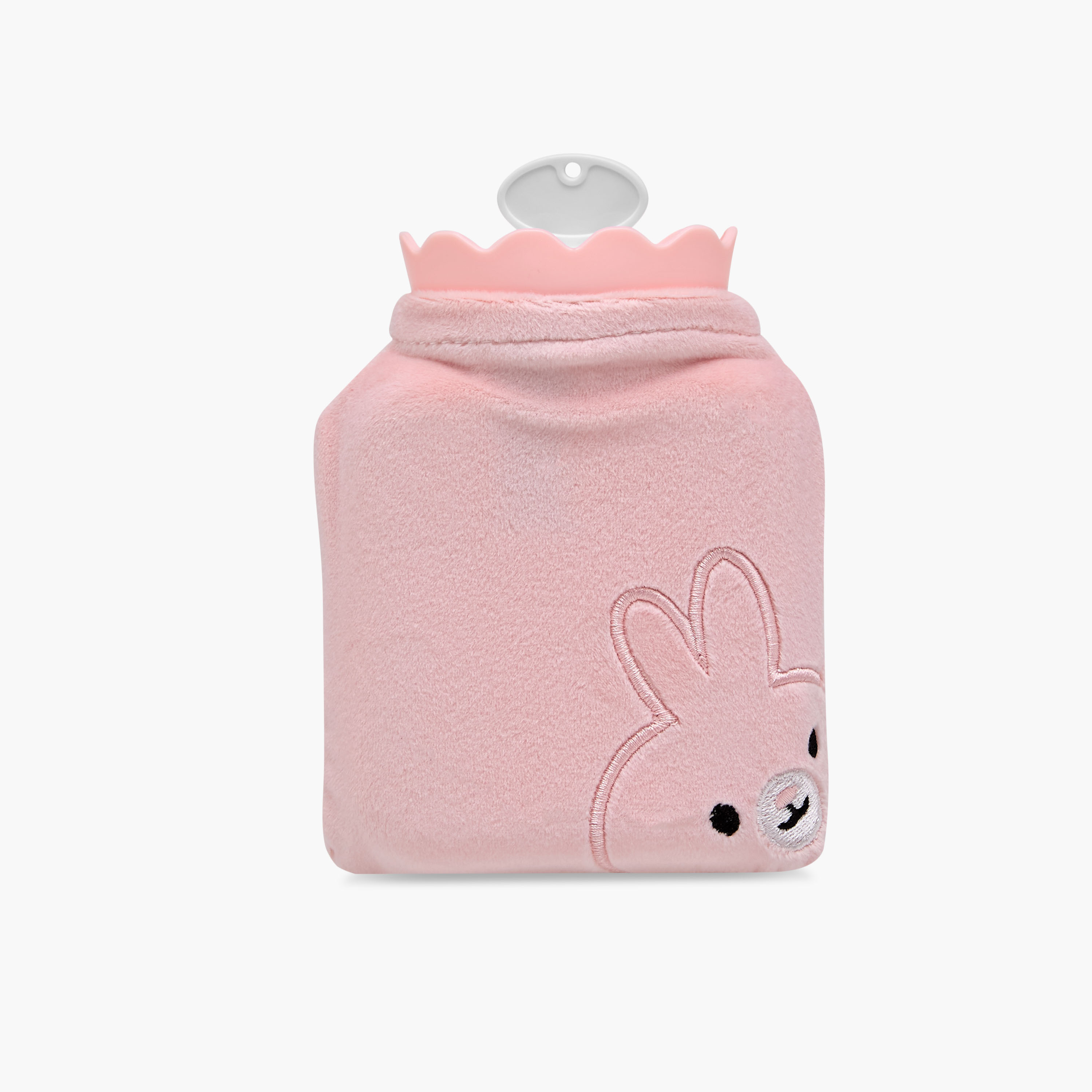 Juniors Hot Water Bottle with Rabbit Embroidered Cover-baby-healthandsafety-thermometersandaspirators-image-1