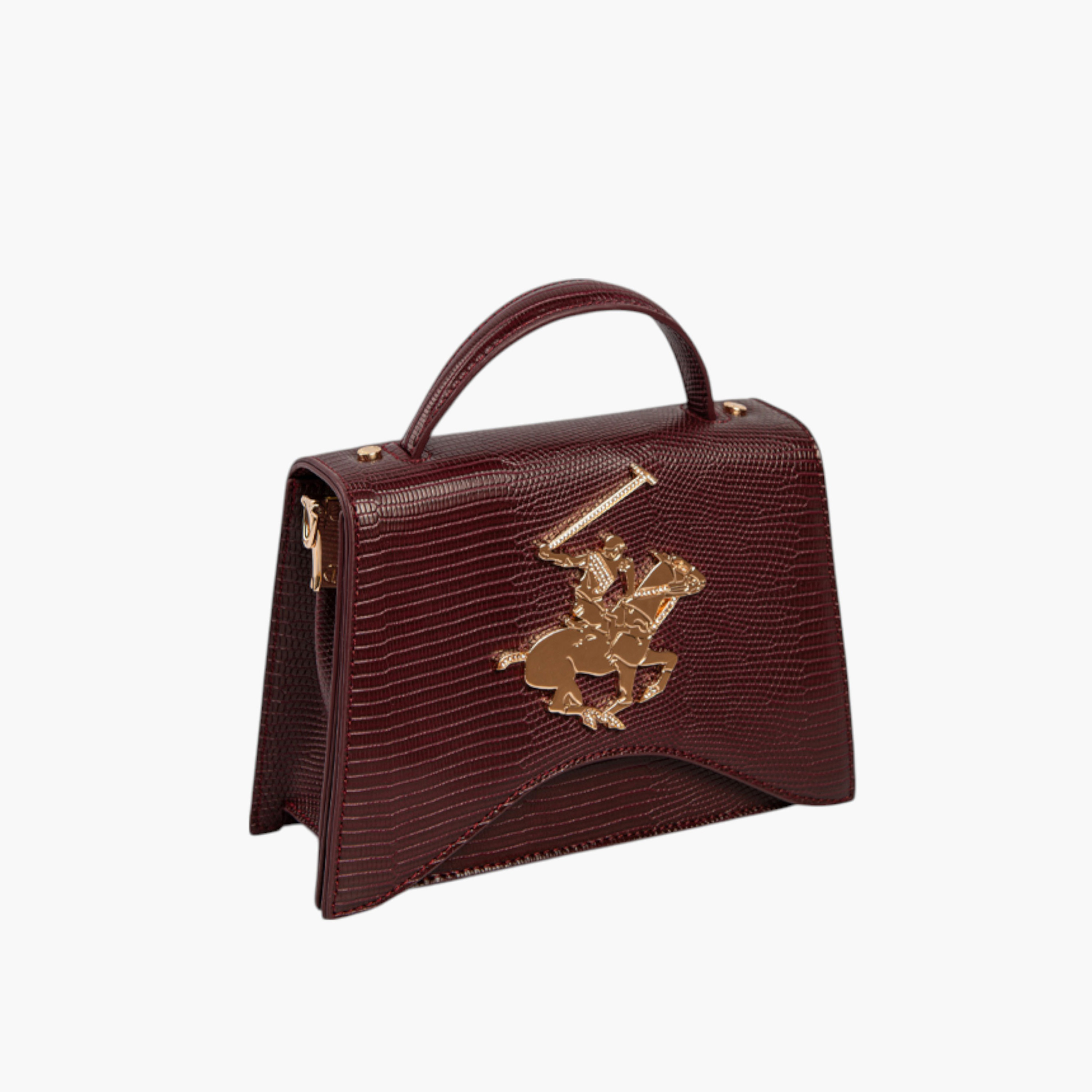 شنطة ساتشيل بمقبض وتزيينات شعار من بيفرلي هيلز بولو كلوب-women-bagsandwallets-handbags-image-2