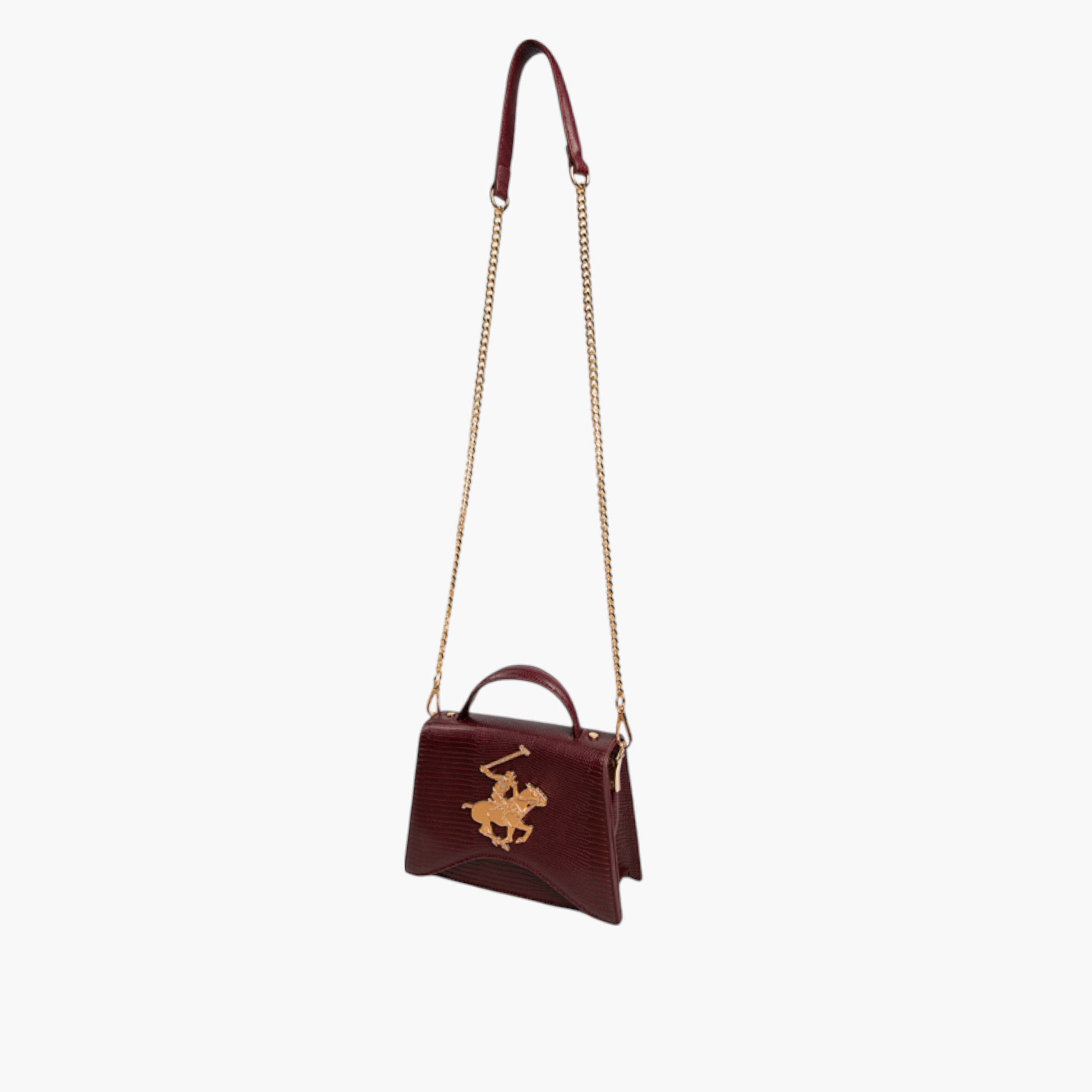 شنطة ساتشيل بمقبض وتزيينات شعار من بيفرلي هيلز بولو كلوب-women-bagsandwallets-handbags-image-4