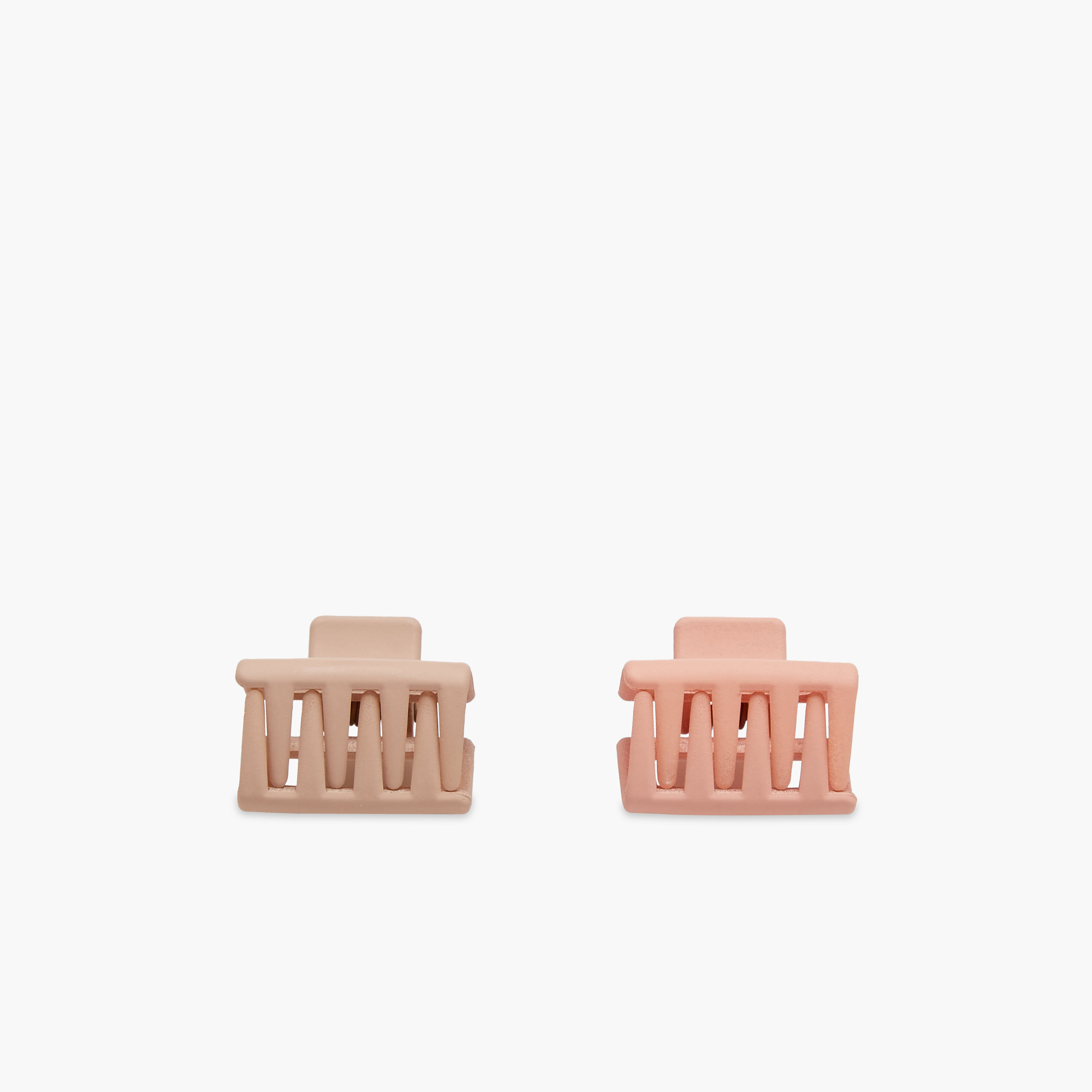Pack of 6 Rectangular Hair Clamps with Matte Finish-women-hairaccessories-clamps-image-2