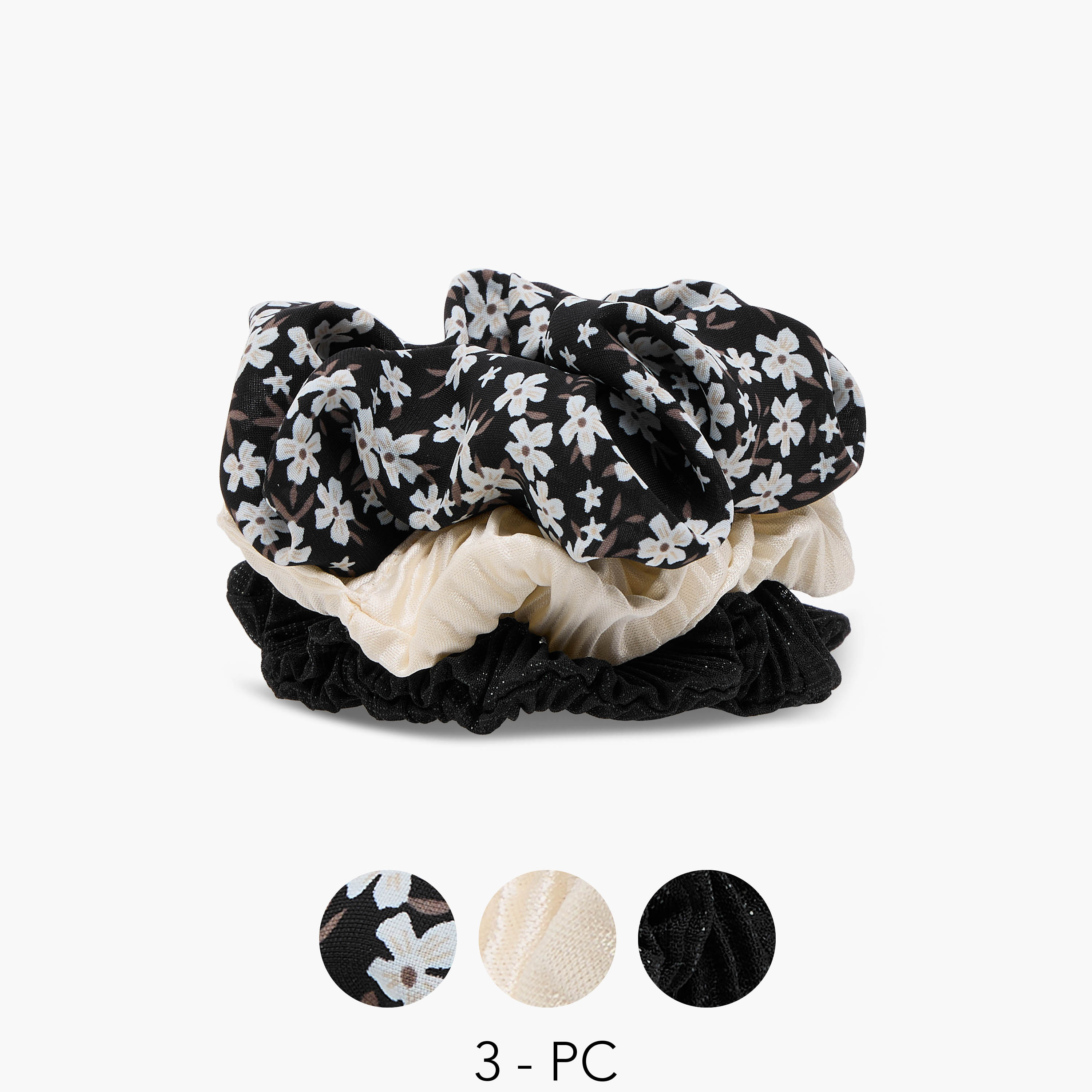 ربطات شعر متنوعة - طقم من 3 قطع-women-hairaccessories-scrunchies-image-1