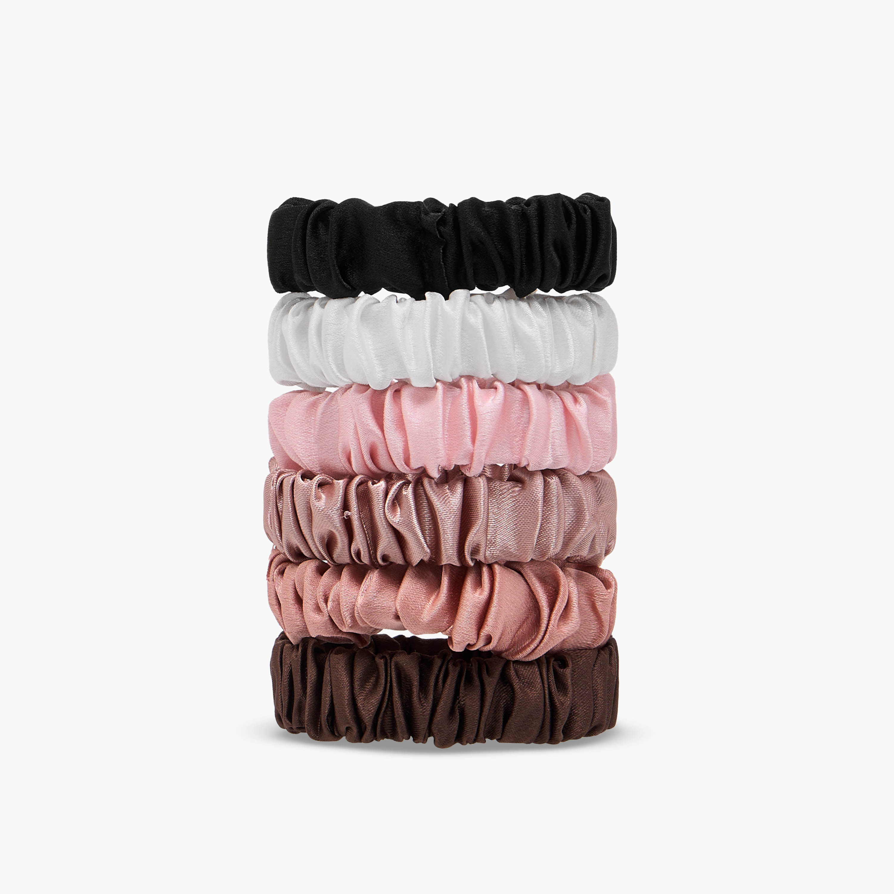 طقم ربطات شعر سادة - 6 قطع-women-hairaccessories-scrunchies-image-2