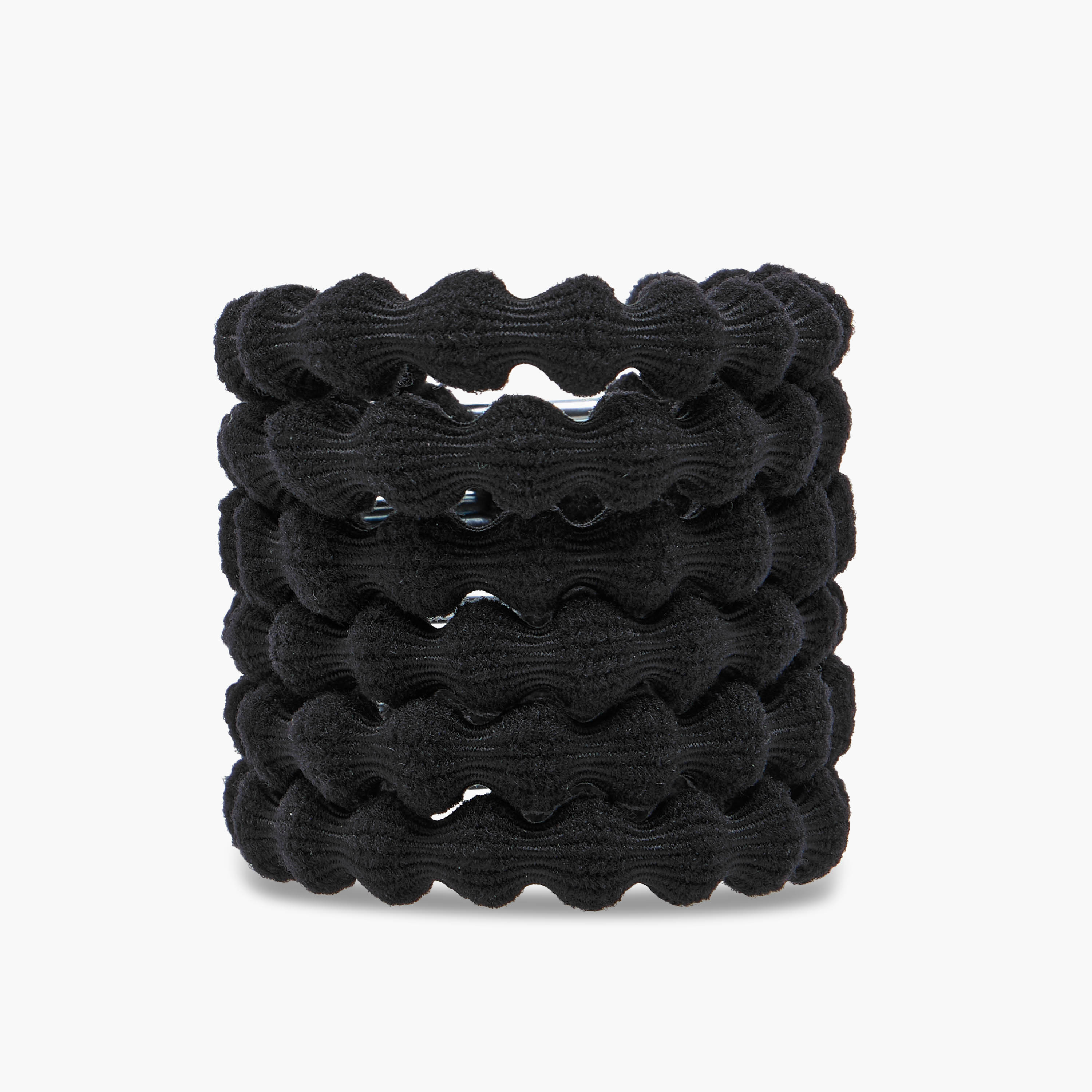 Textured Hair Tie - Set of 18-women-hairaccessories-bands-image-2