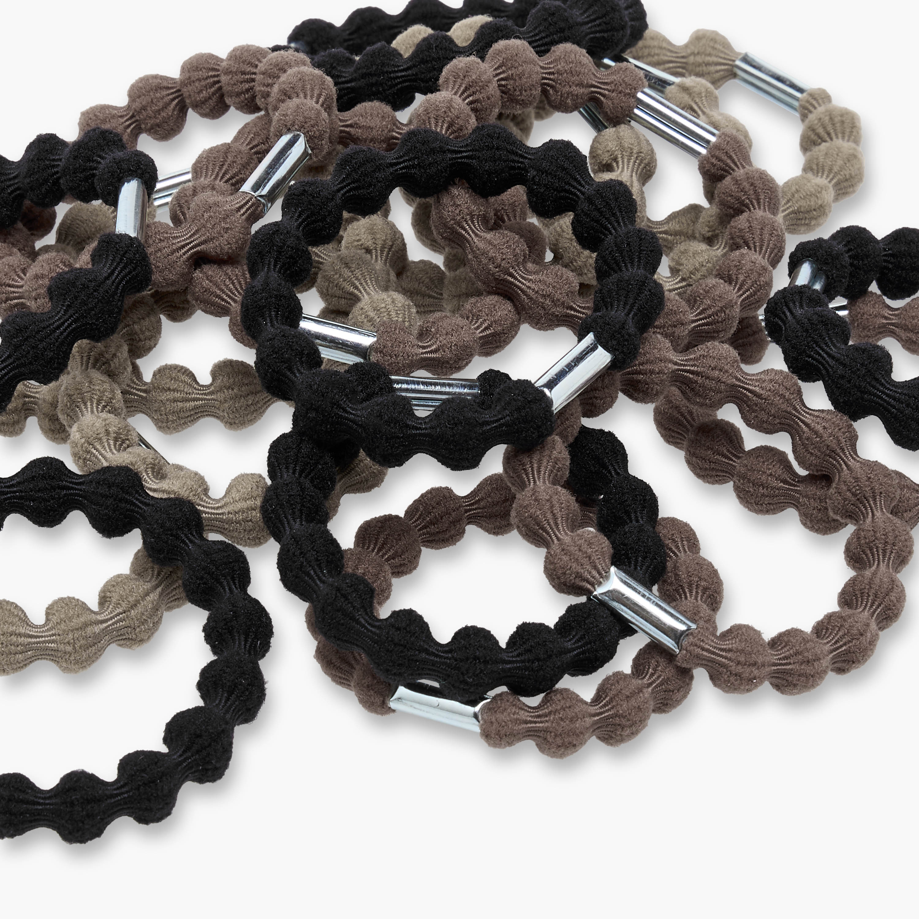 Textured Hair Tie - Set of 18-women-hairaccessories-bands-image-6