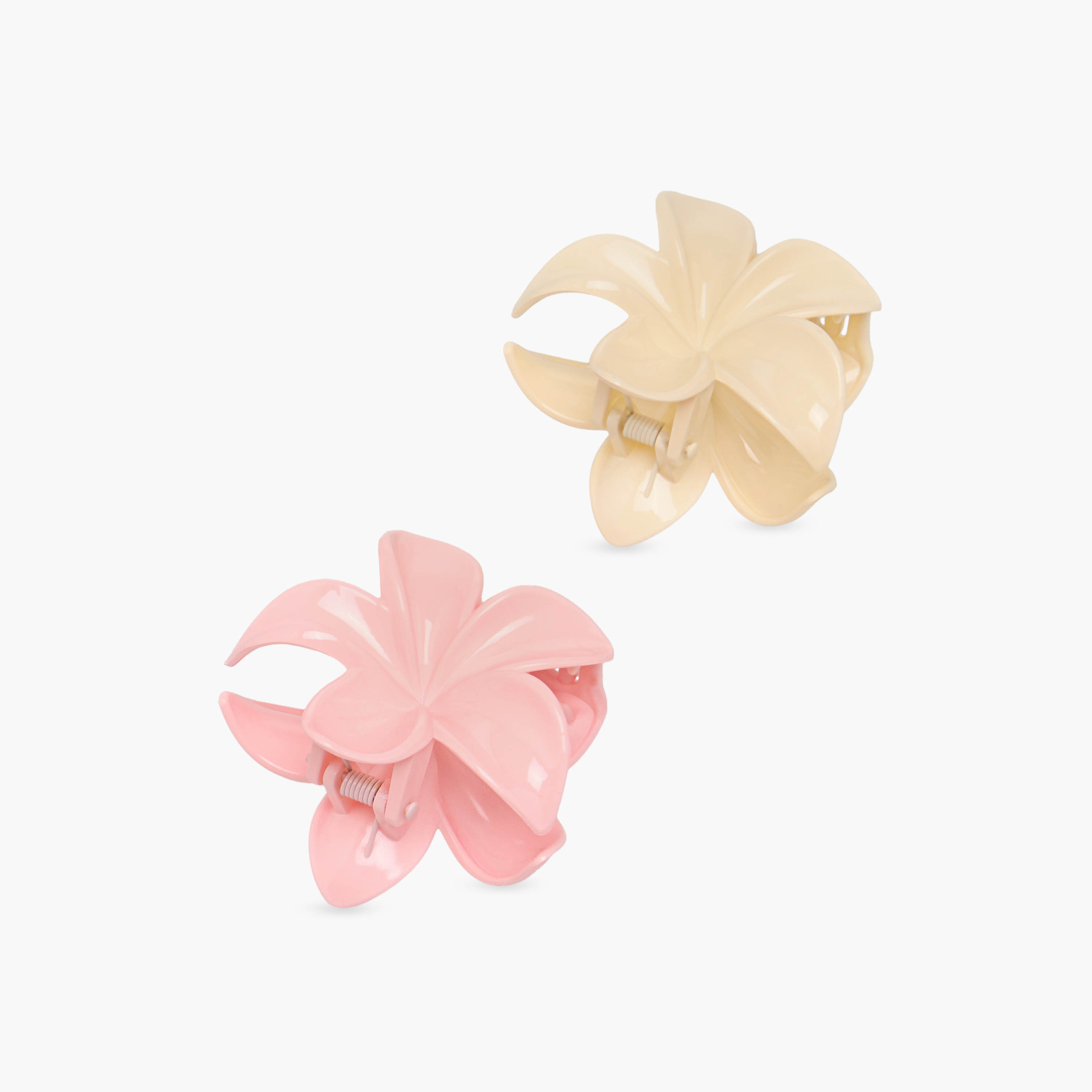 Solid Floral Hair Clamp - Set of 2-women-hairaccessories-clamps-image-4