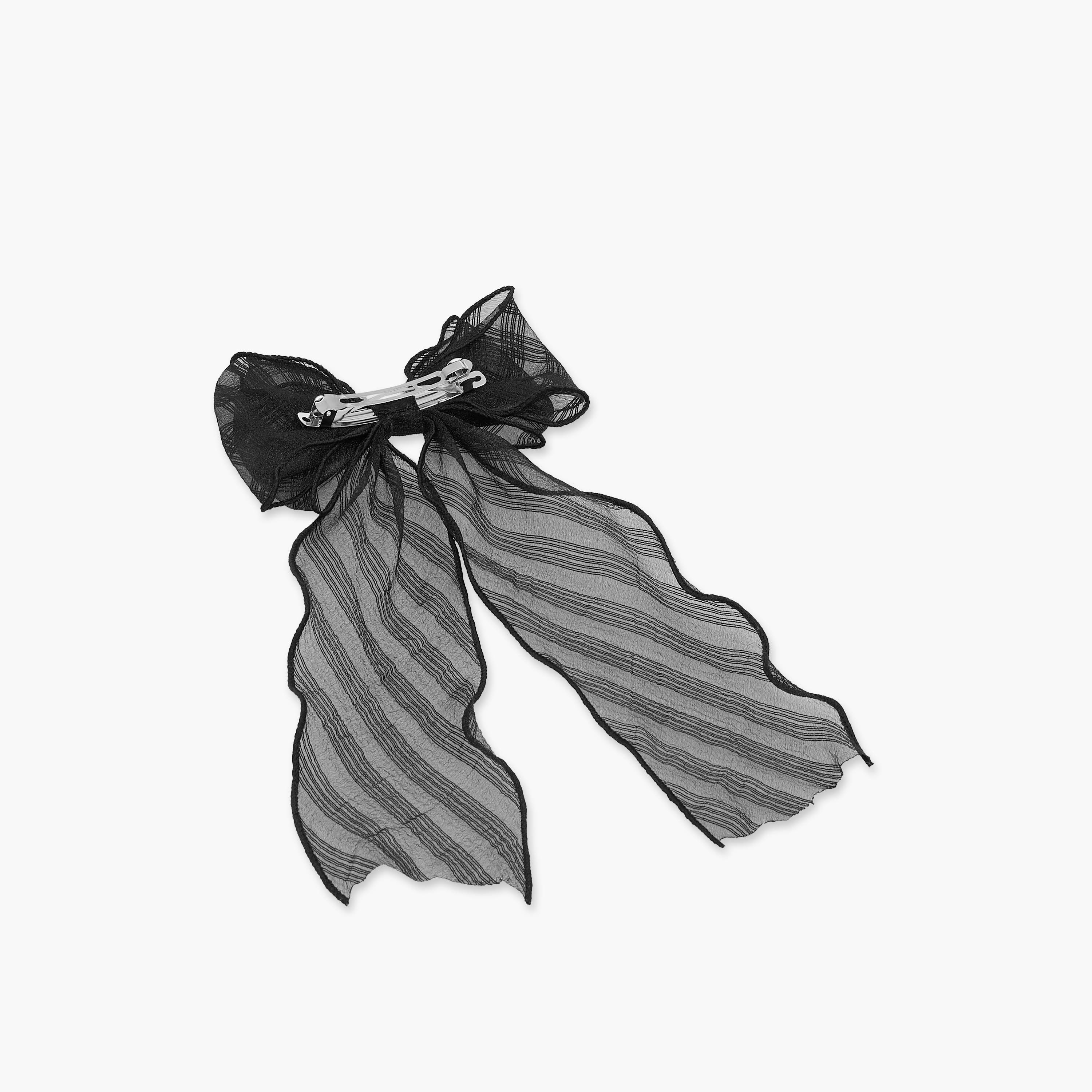 Sheer Bow Barrette Hair Clip-women-hairaccessories-clips-image-3