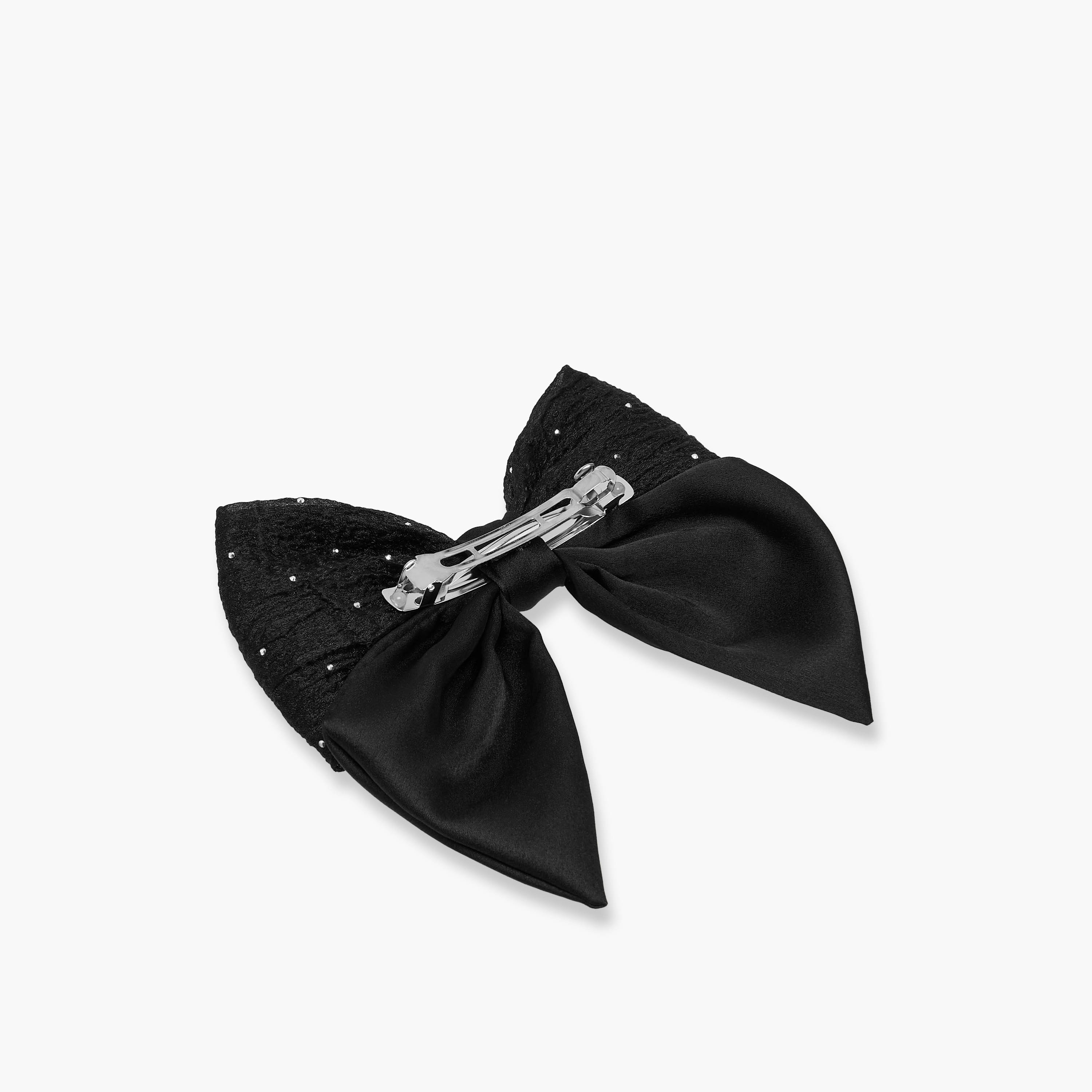 Embellished Bow Barrette Hair Clip-women-hairaccessories-clips-image-3