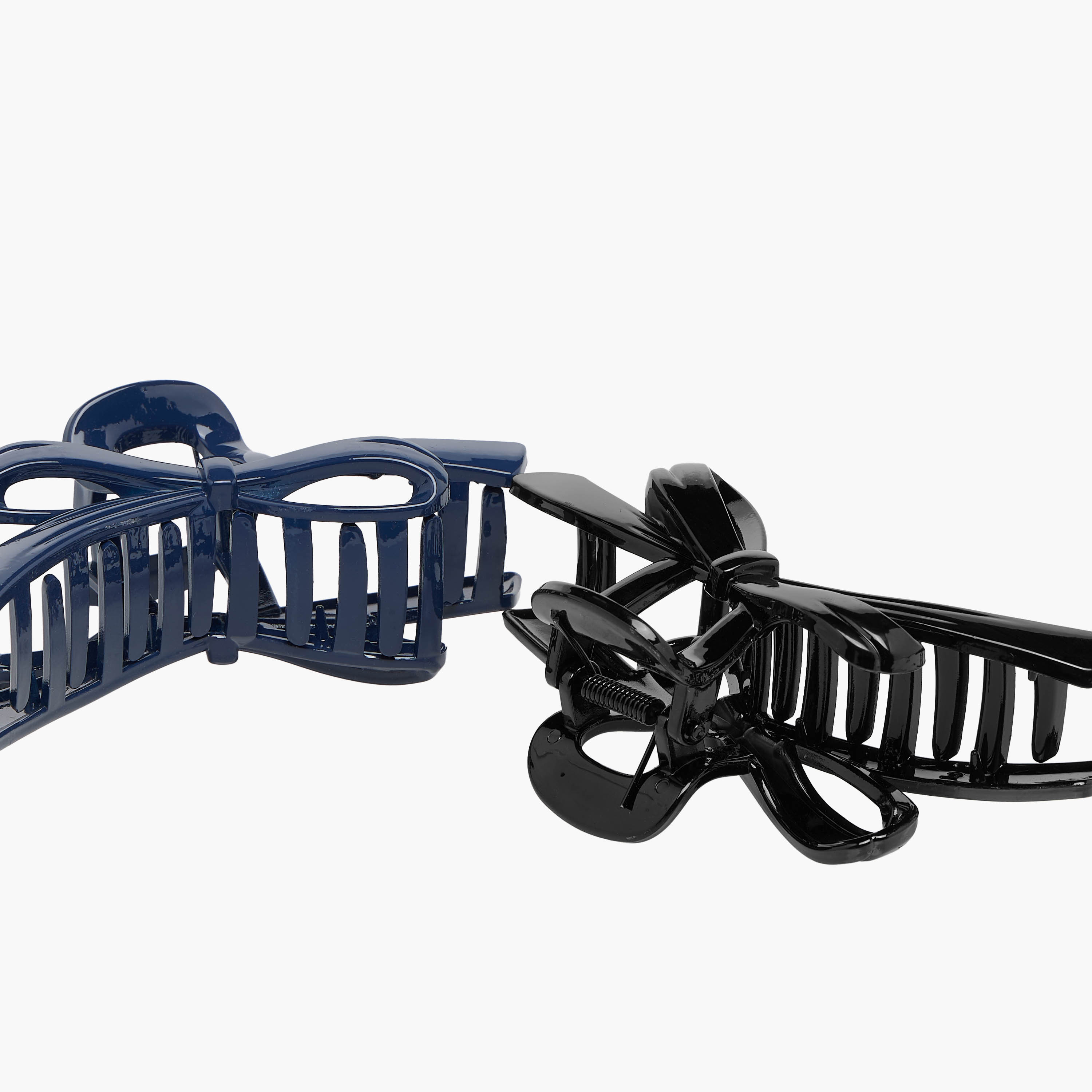 Solid Bow Hair Clamp - Set of 2-women-hairaccessories-clamps-image-6