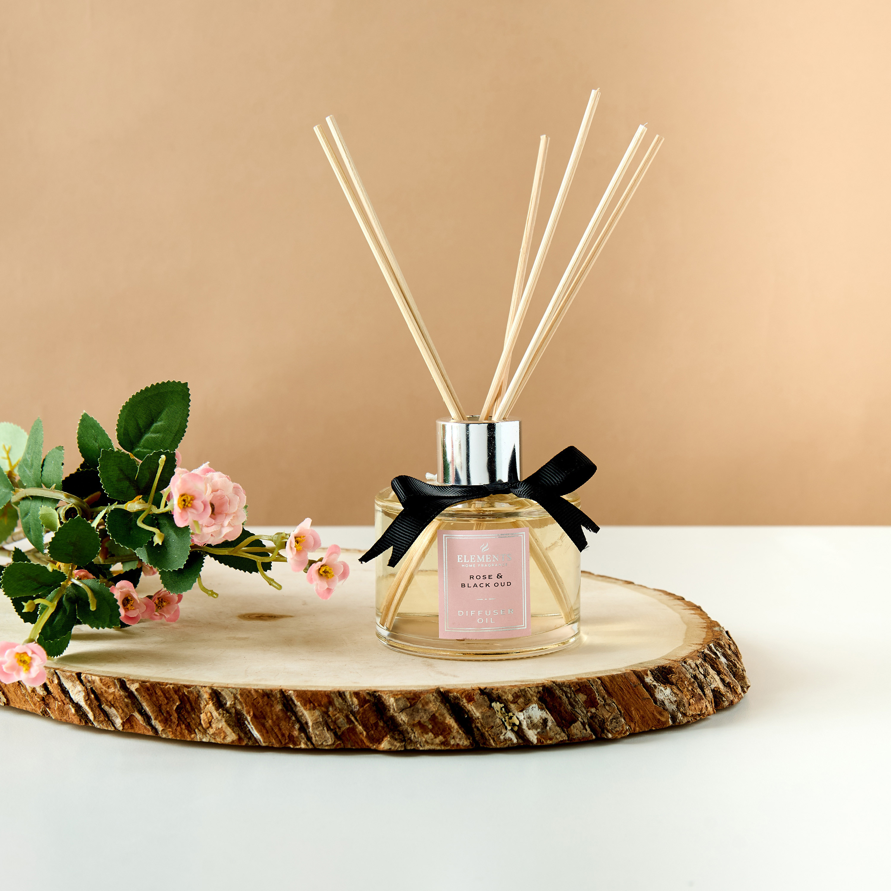 Elements Rose and Black Oud Reed Diffuser - 100 ml-household-homefragrance-reeddiffusers-image-1