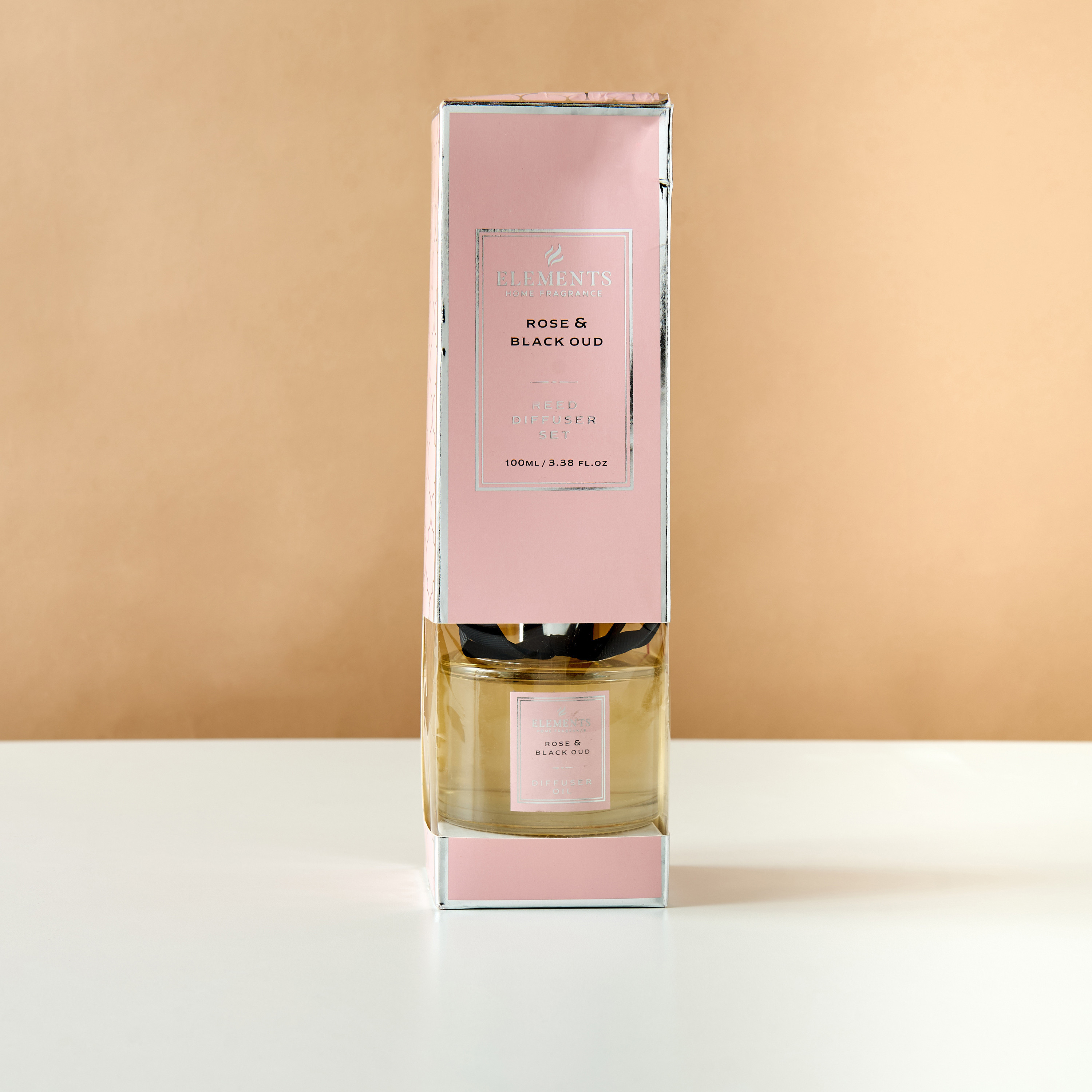 Elements Rose and Black Oud Reed Diffuser - 100 ml-household-homefragrance-reeddiffusers-image-4