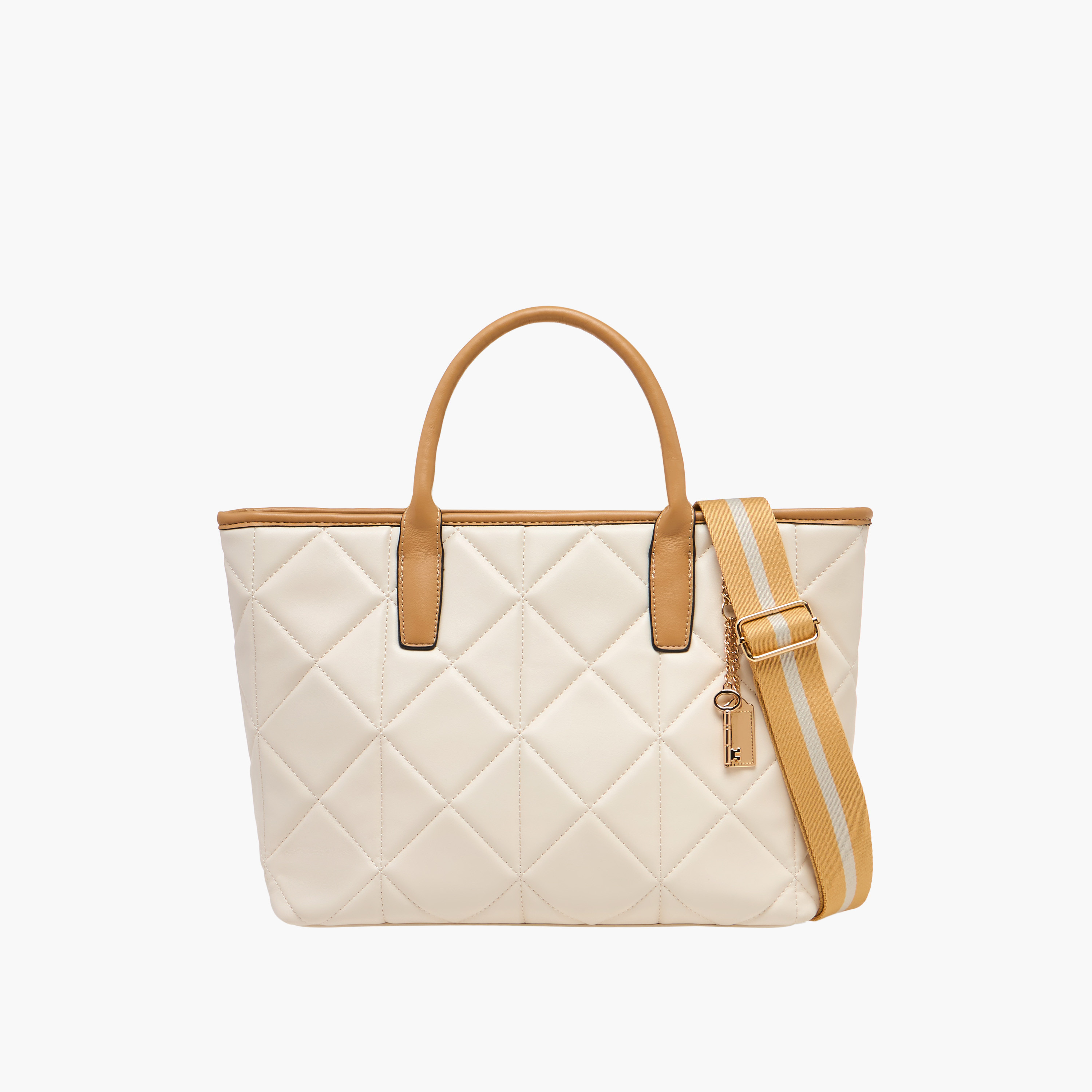 شنطة توت مبطنة بسحاب إغلاق ومقبض مزدوج من أدور-women-bagsandwallets-handbags-image-1